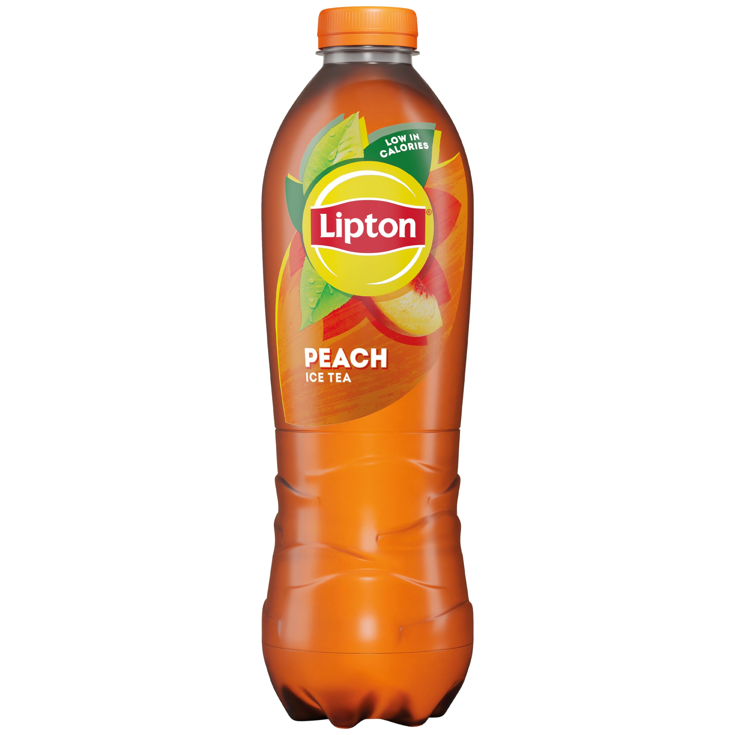 Lipton Peach Bottled Ice Tea - Low Calorie | 1.25L | 100% Black Tea