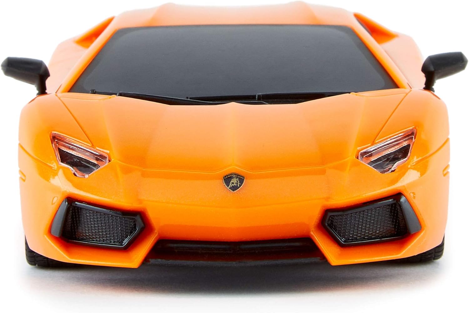 CMJ RC Cars Lamborghini Aventador LP700-4 1:24 Scale Remote Control Car with Working Lights (Orange) 2
