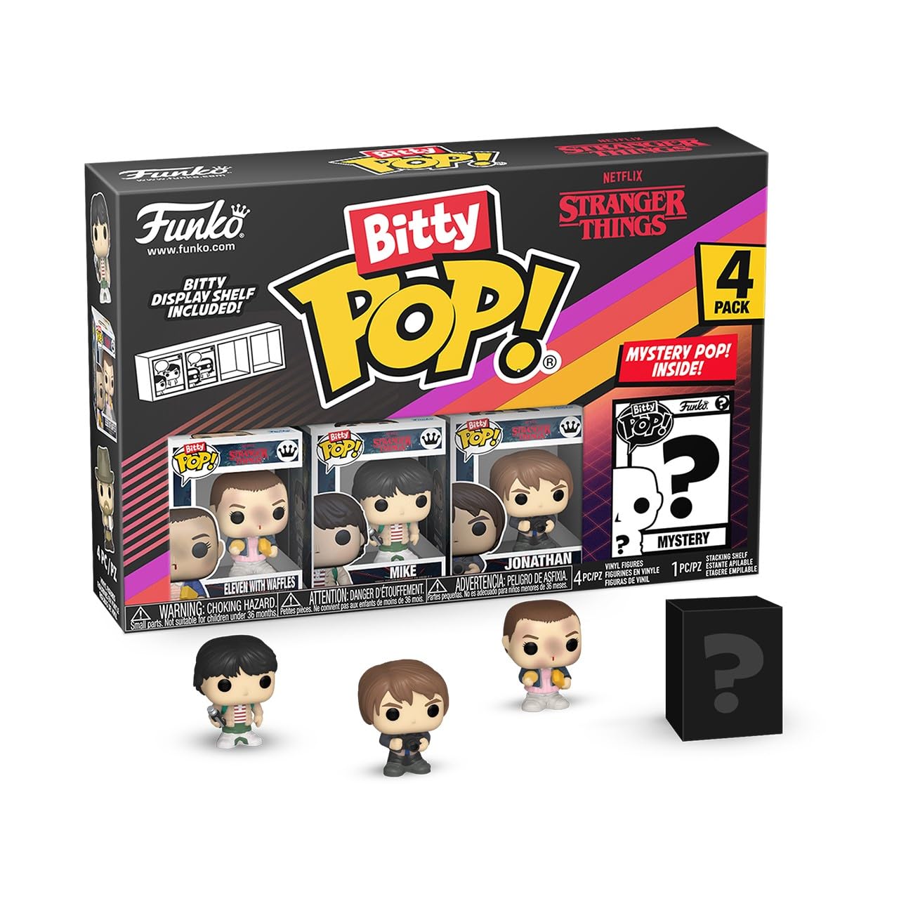 Funko Bitty Pop! Stranger Things Season 1 - Eleven 4-Pack with Mystery Mini Figure 1