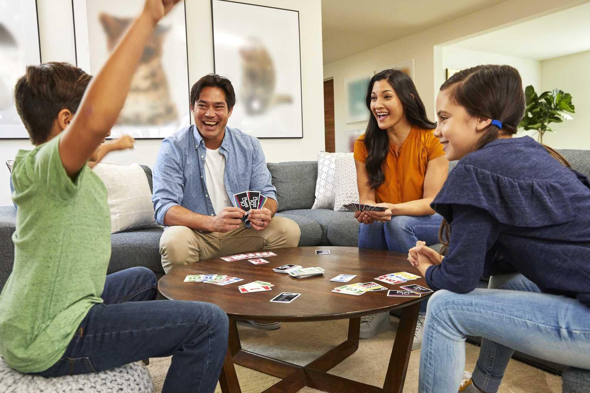 Phase 10 Card Game - Rummy-like Game with 10 Phases | 108 Cards | Ages 7+ | 2-6 Players