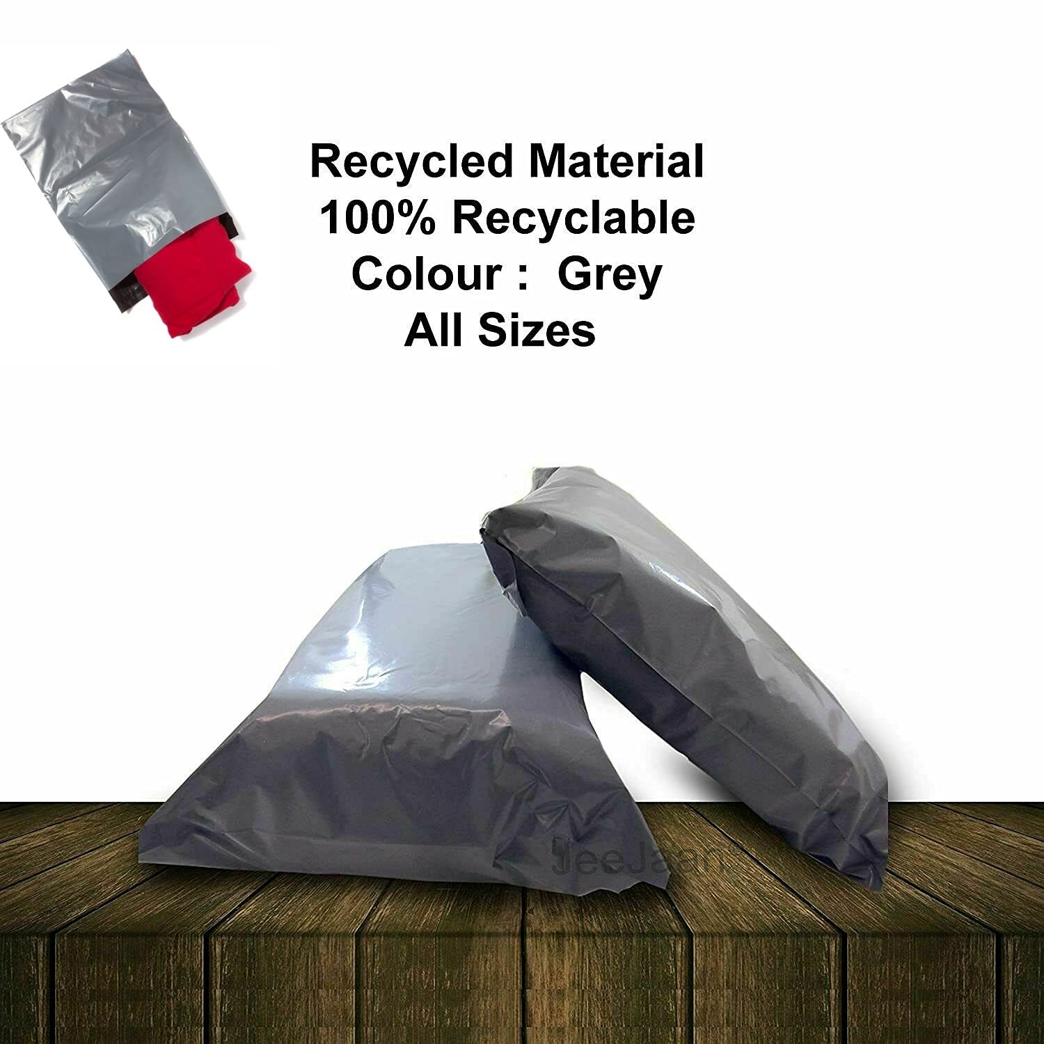 G4GADGET Grey Mailing Bags 10x14 Self Seal Parcel Postage Bags | 20 Pack 3
