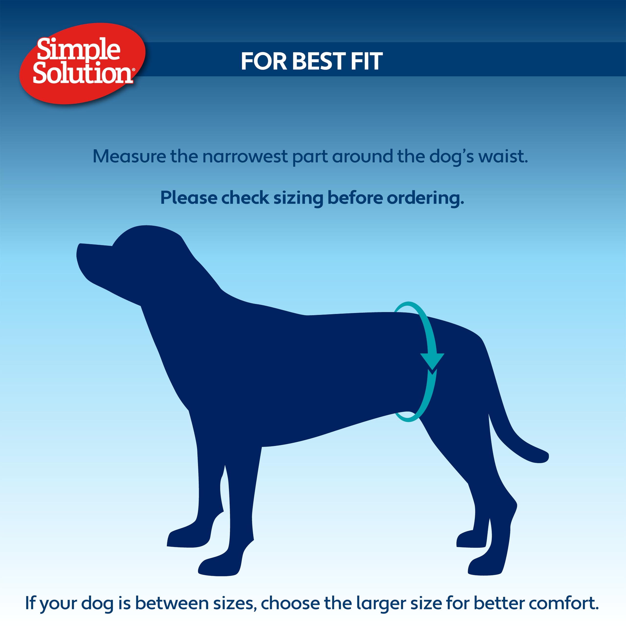 Simple Solution Disposable Dog Nappies - Toy Size for Males up to 4.5kg | 12 Pack 5