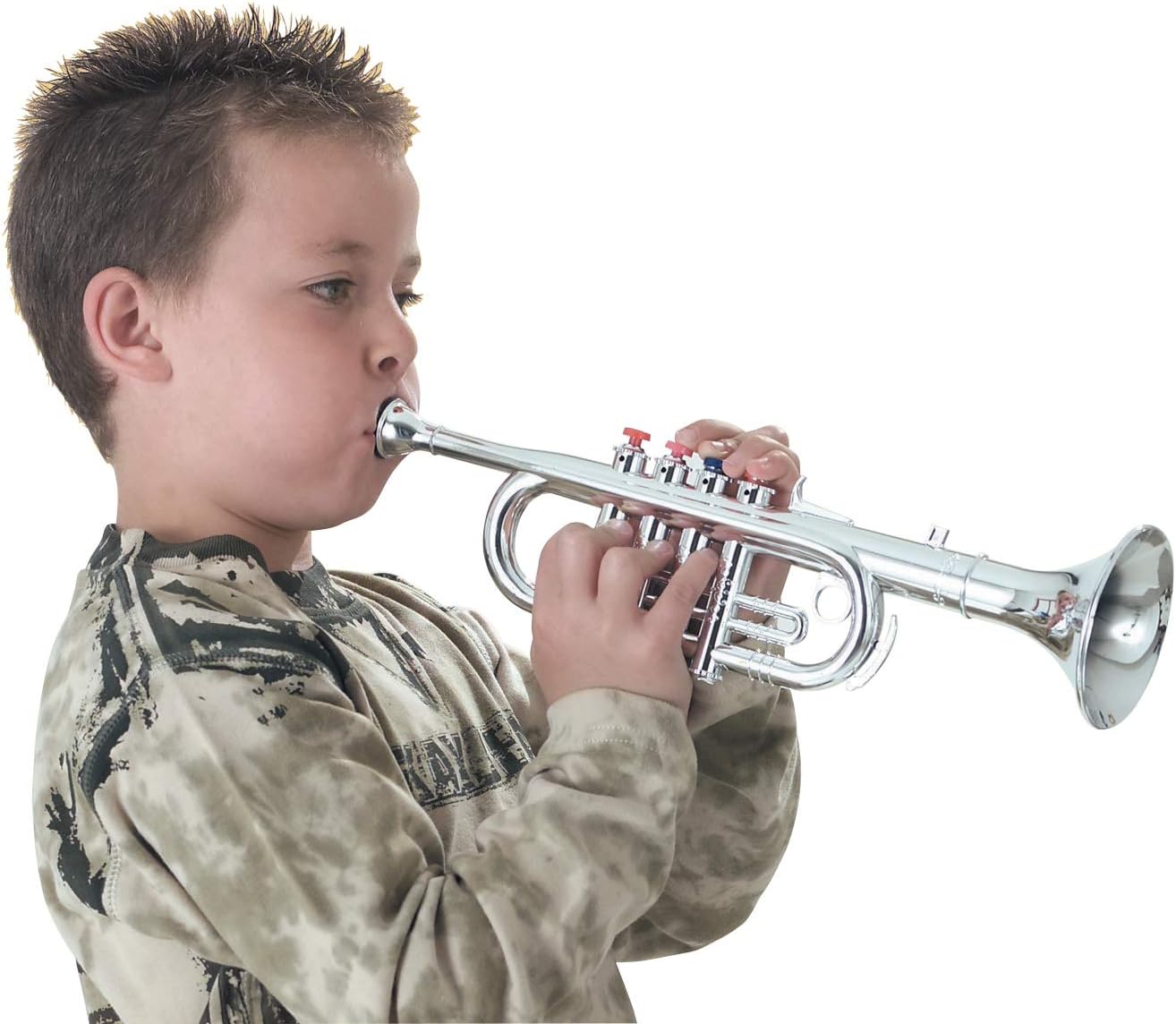 Bontempi 32 4231 4-Note Silver Trumpet - Musical Toy for Kids 3+ 8