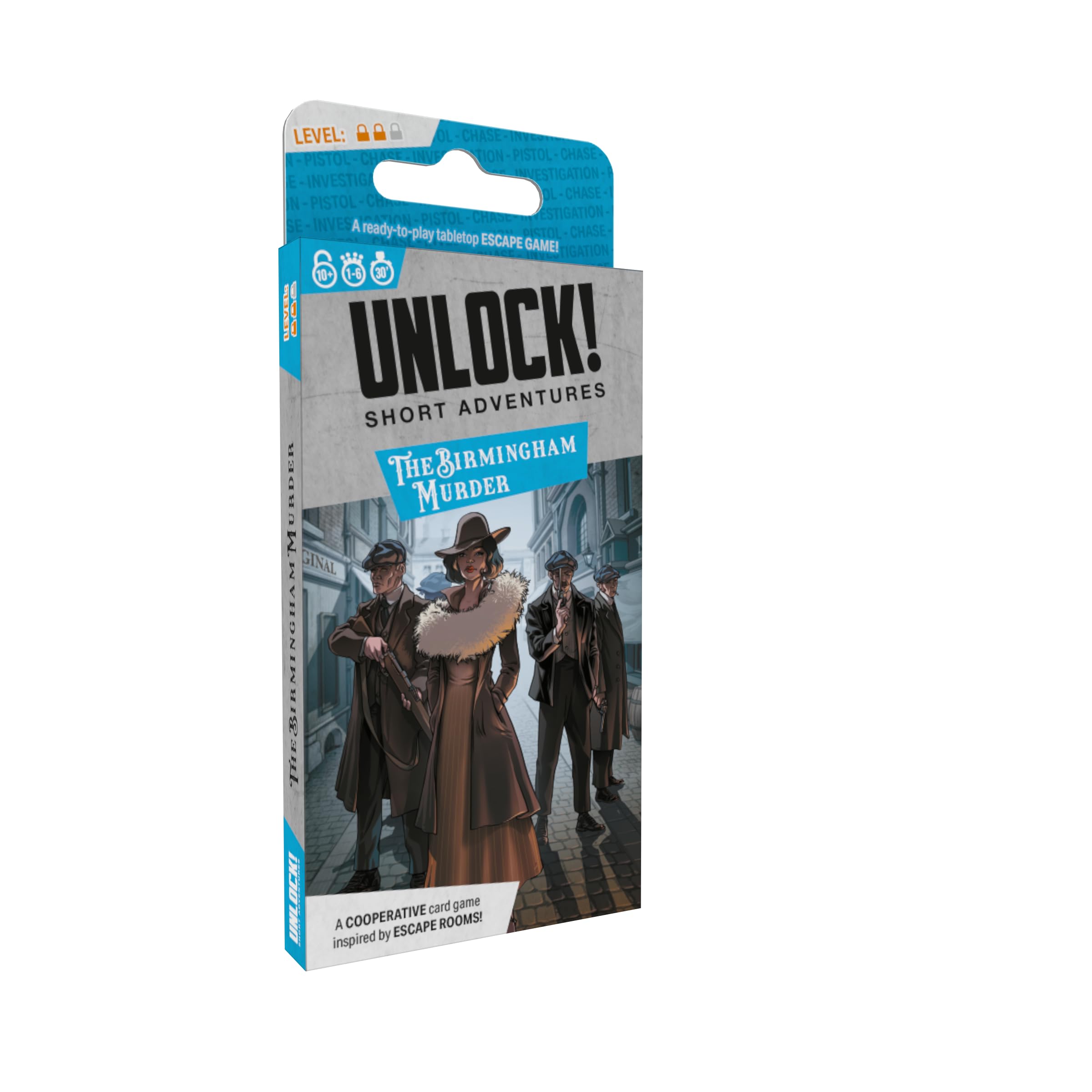 Asmodee Unlock! Short Adventures 9: The Birmingham Murder – Cooperative Escape Room Card Game 3