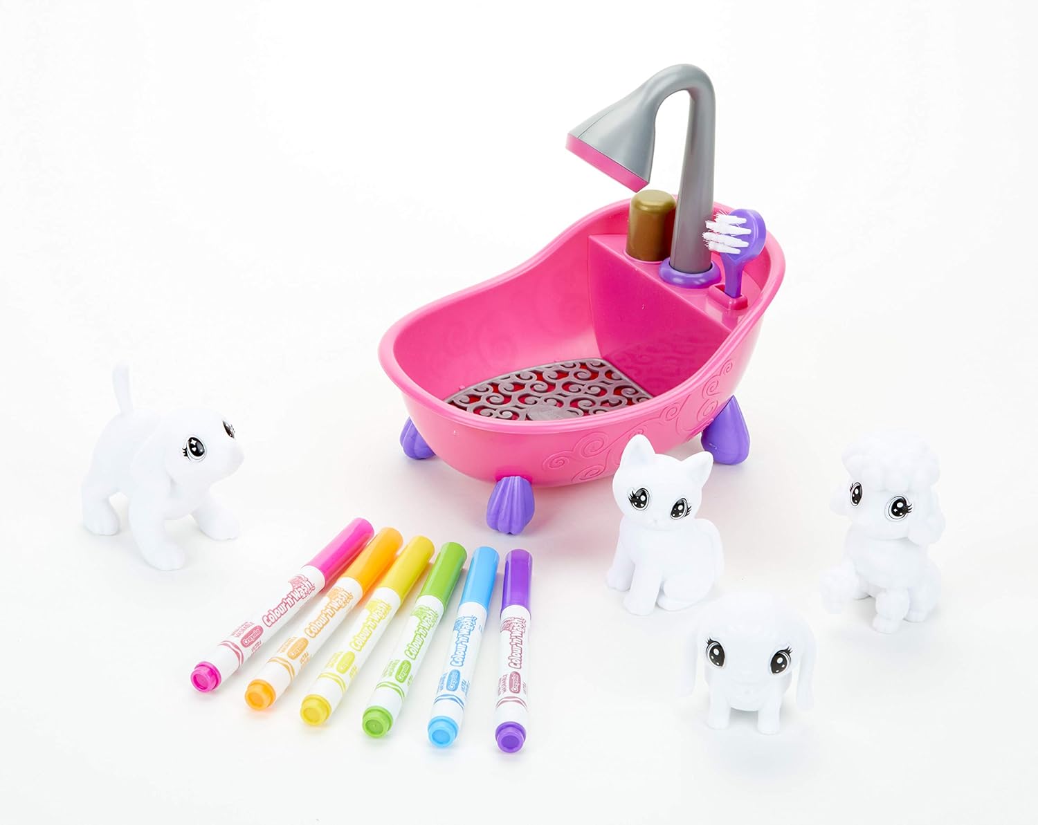 Crayola Washimals Little Animals to Colour - Reusable 3D Coloring Playset for Ages 3+ 6
