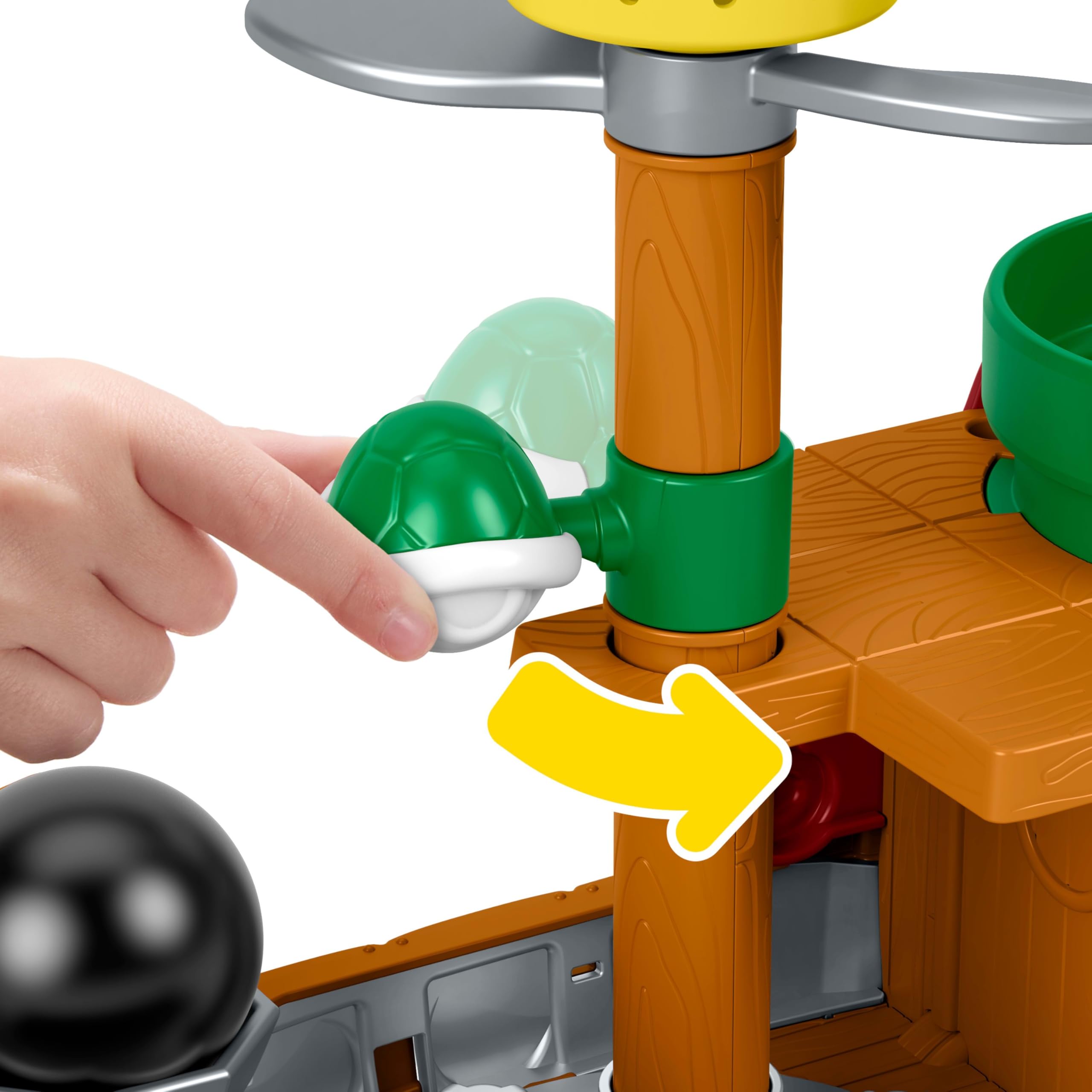 Fisher-Price Little People Bowser's Airship Playset - Toddler Toy | Ages 18 Months+