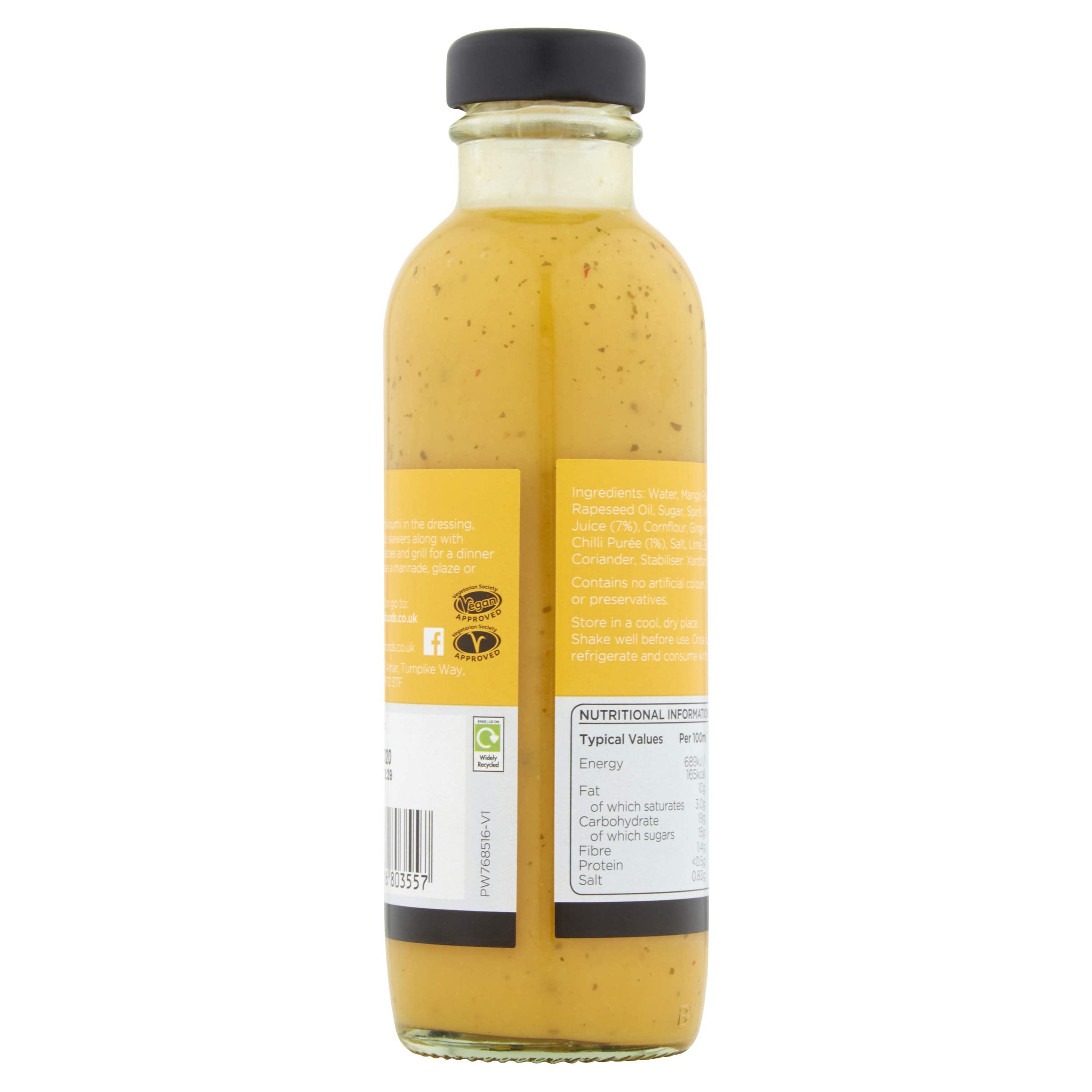 Mary Berry's Mango, Lime & Chilli Dressing - 440g - Sweet Mango with a Hint of Chilli 3