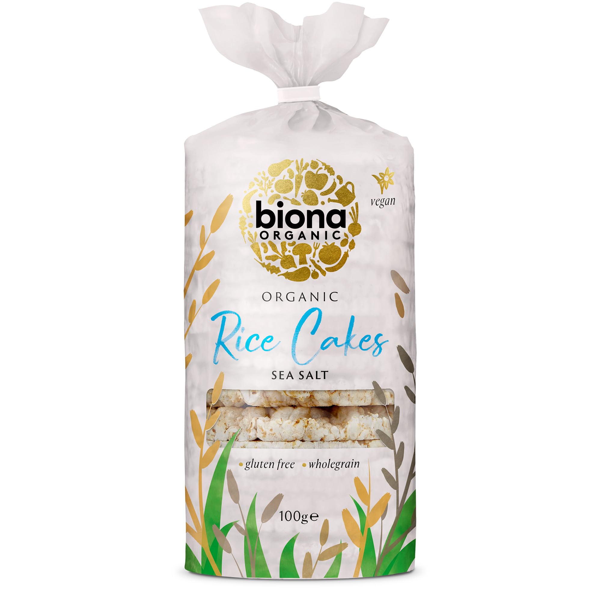 Biona Organic Rice Cakes with Salt, 100g 1