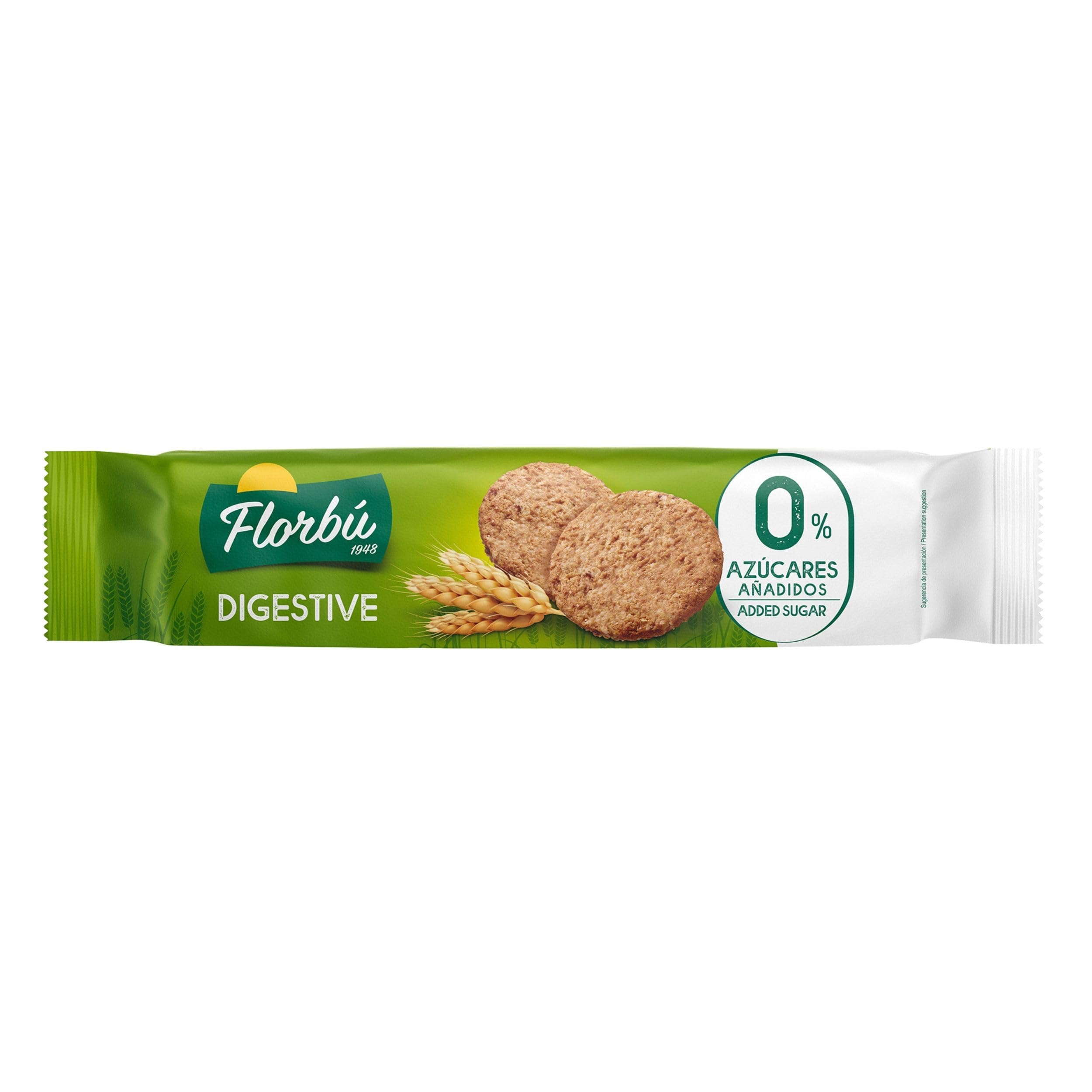 Florbú Digestive Biscuits - No Added Sugar, High Fibre | 150g