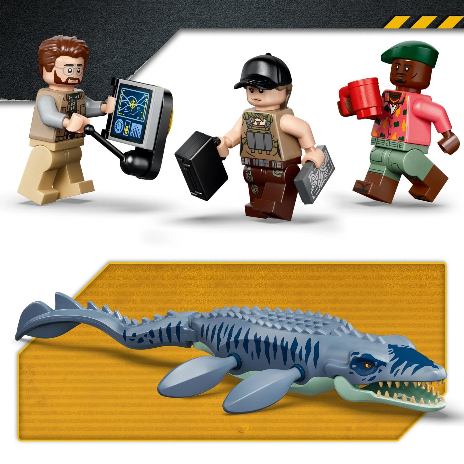 LEGO Jurassic World Mosasaurus Dinosaur Boat Attack Building Set (7+) - 77983 3