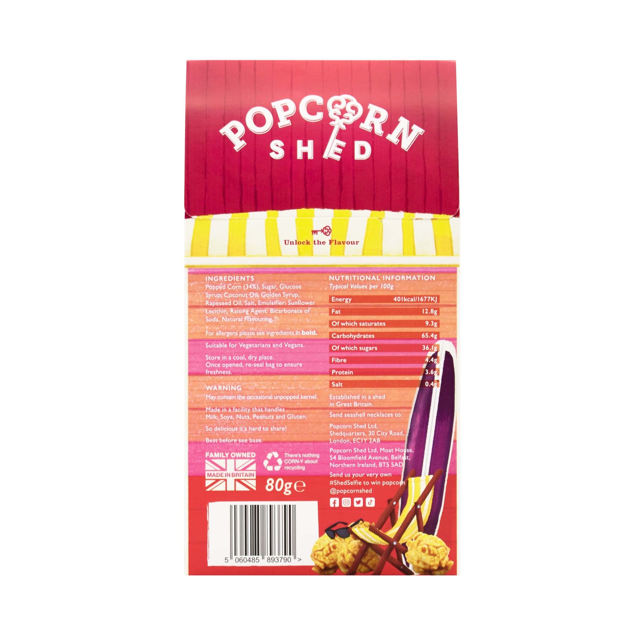 Popcorn Shed Classic Caramel Gourmet Popcorn (1 x 80g) 9