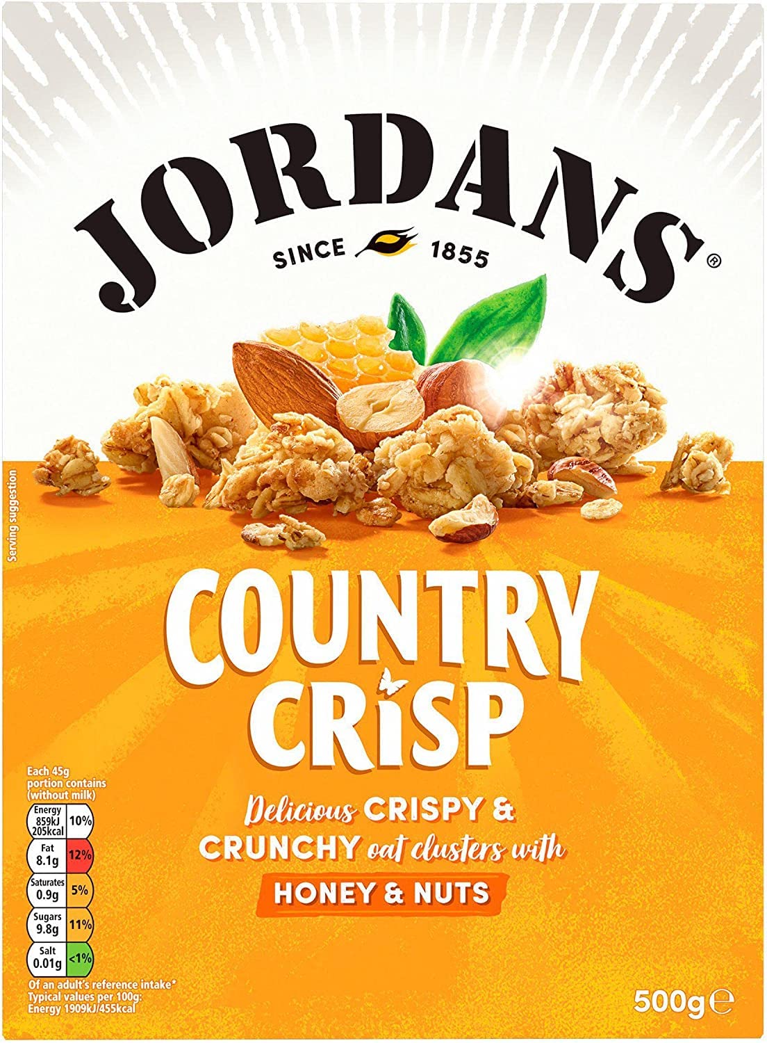 Jordans Country Crisp Honey & Nut Whole Grain Cereal, 500g 4