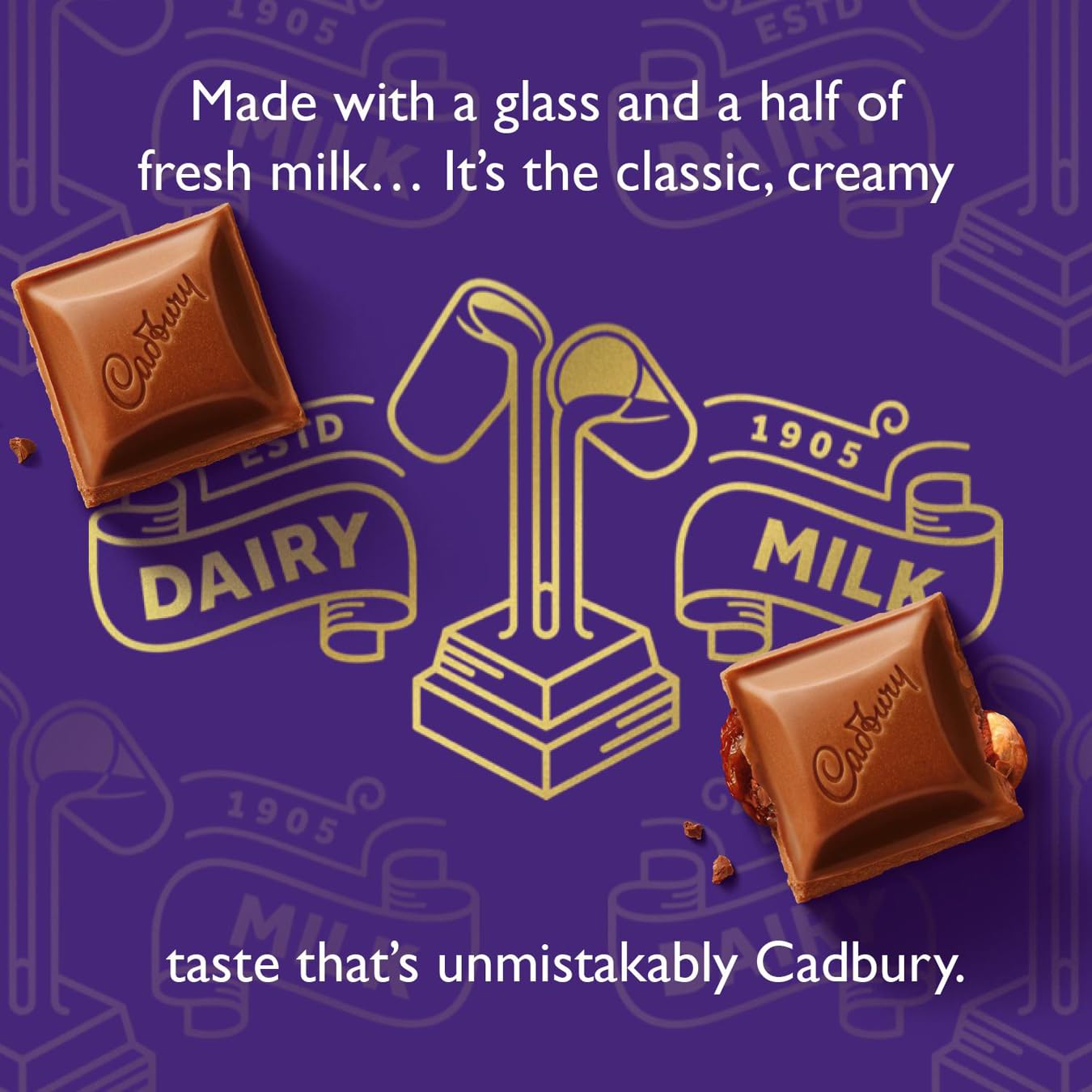 Cadbury Dairy Milk Mini Snowballs Chocolate Bar, 110g 5