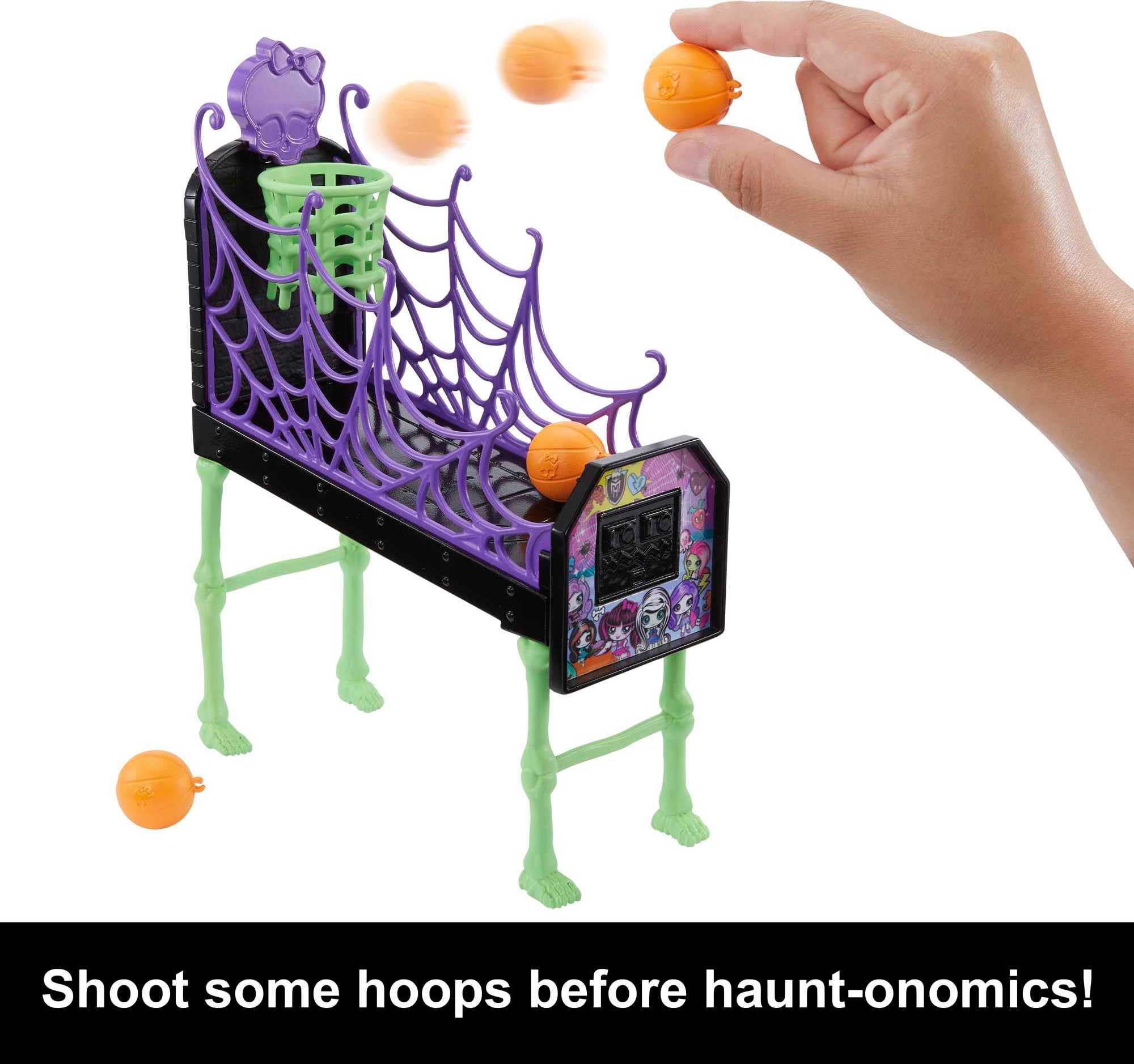 Monster High Student Lounge Playset with Doll House Furniture and Themed Accessories