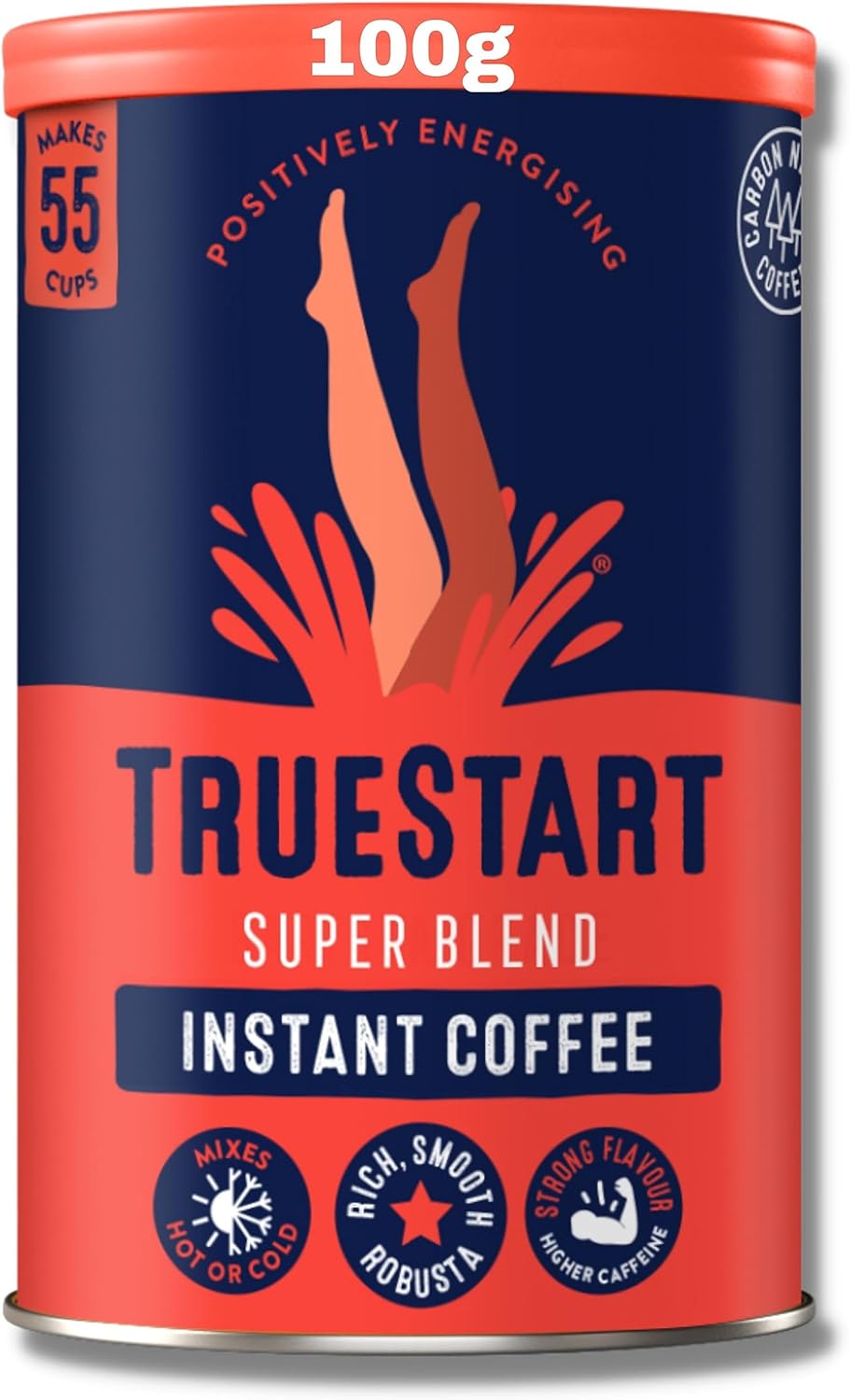 TrueStart - Barista Grade Super Blend Instant Coffee 100g 1