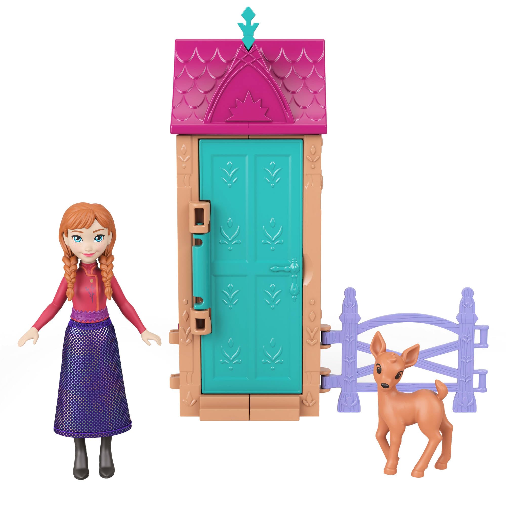 Mattel Disney Frozen Anna or Elsa Playset - 5-Surprise Stacker with Posable Doll & Accessories 8