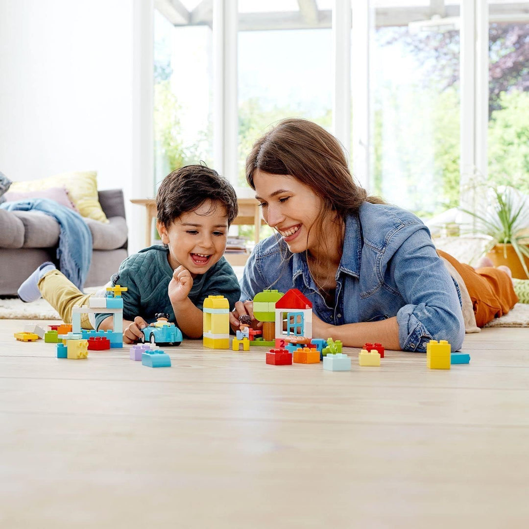 LEGO DUPLO Classic Brick Box 10913 - Educational Building Set for Toddlers 18 Months+