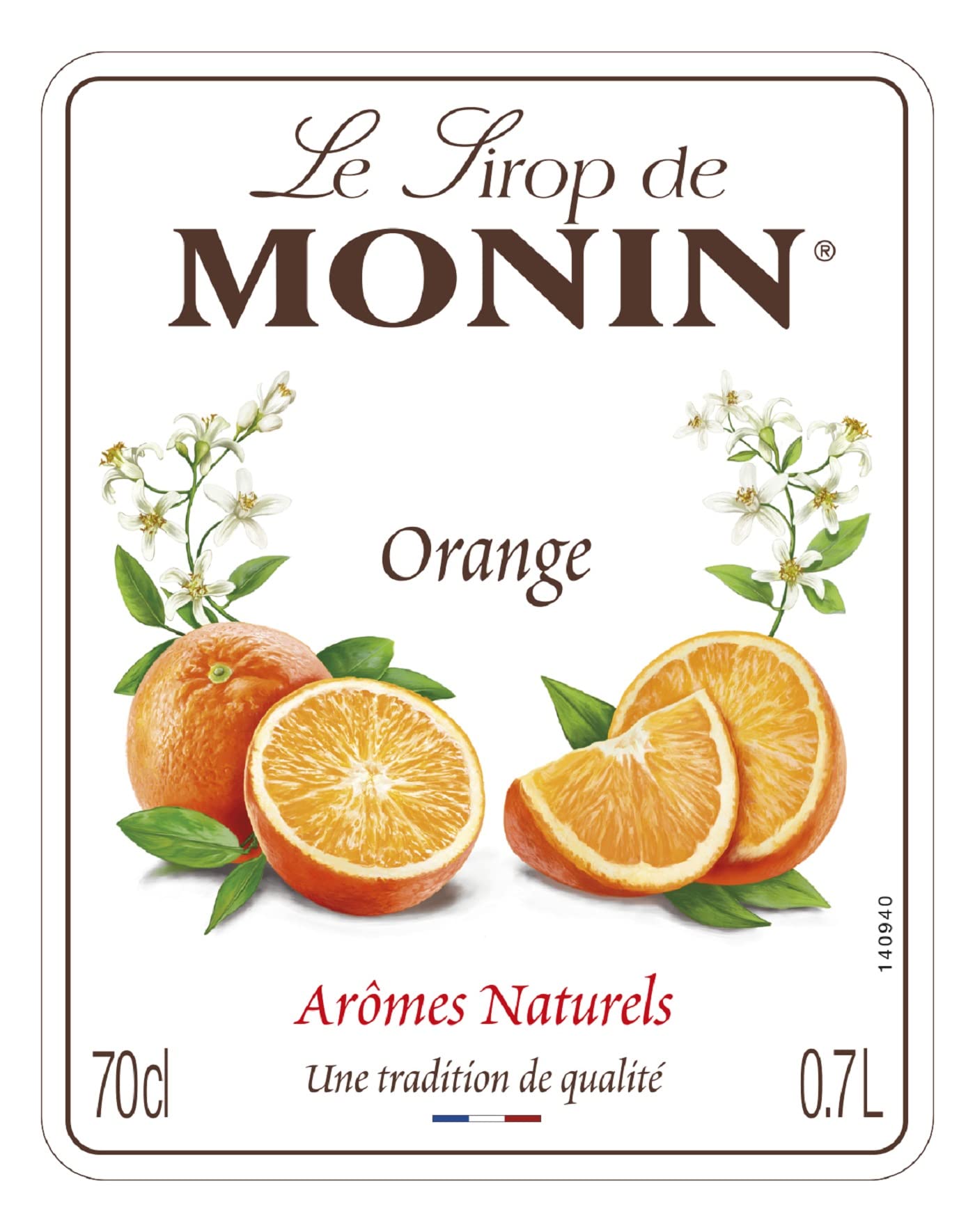 Monin Premium Orange Syrup - 700ml | Vegan, Natural Flavourings | Cocktails & Mocktails 3