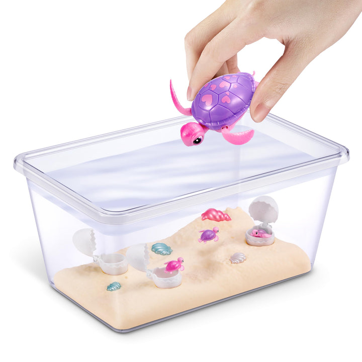 Pets Alive Mama Turtle Surprise by ZURU - Robot Pet Turtle with Swimming & Walking Action, 3+ Years
