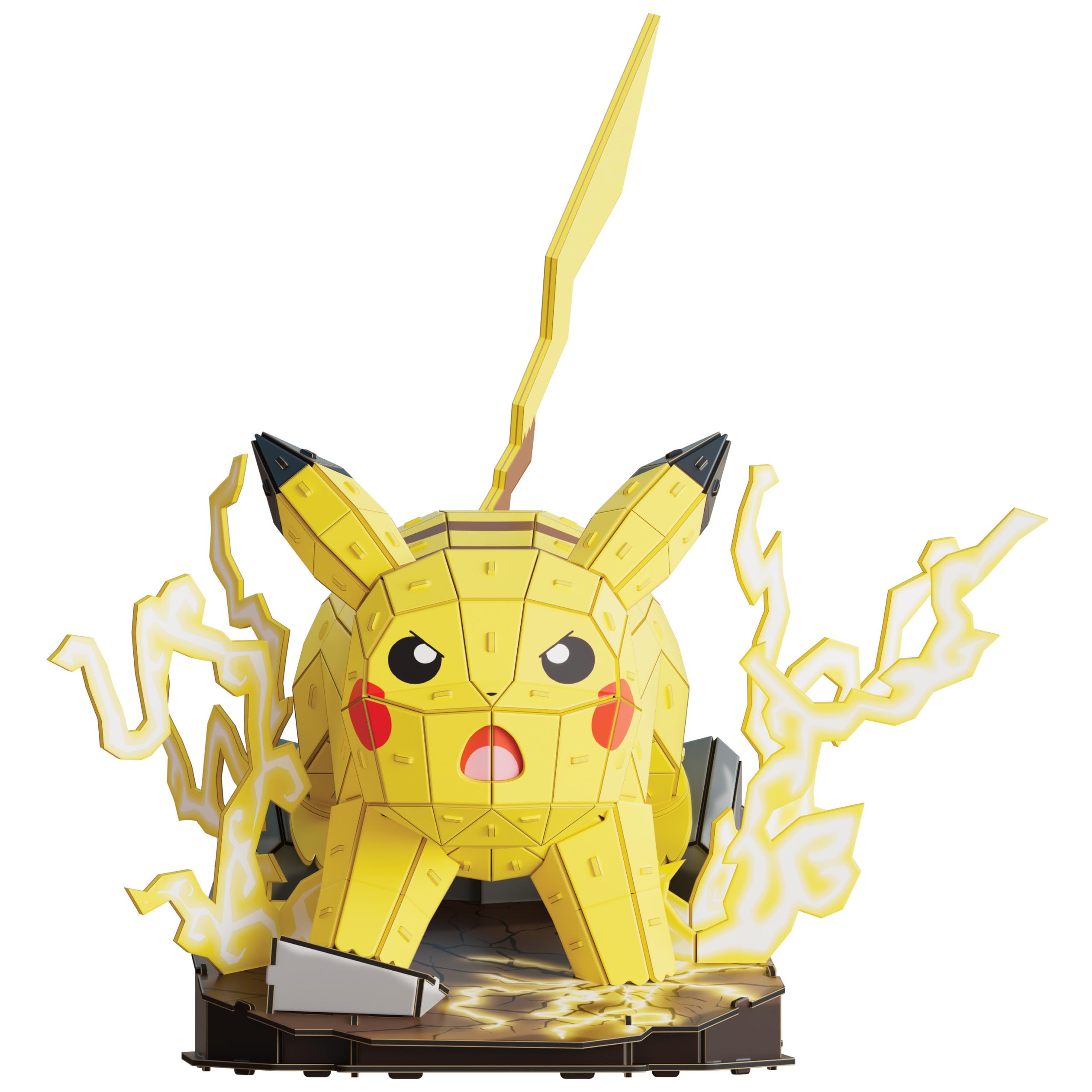 4D Build Pokémon Pikachu 3D Model Kit - 201-Piece Building Puzzle for Ages 12+ 14
