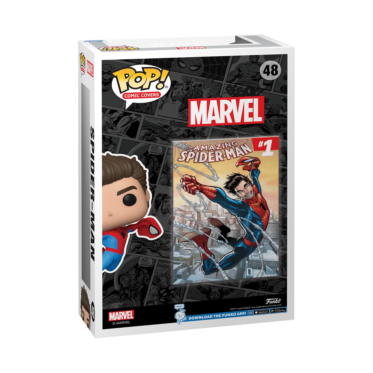 Funko Pop! Comic Cover: Marvel - The Amazing Spider-Man #1 - Spider-Man Vinyl Figure 11