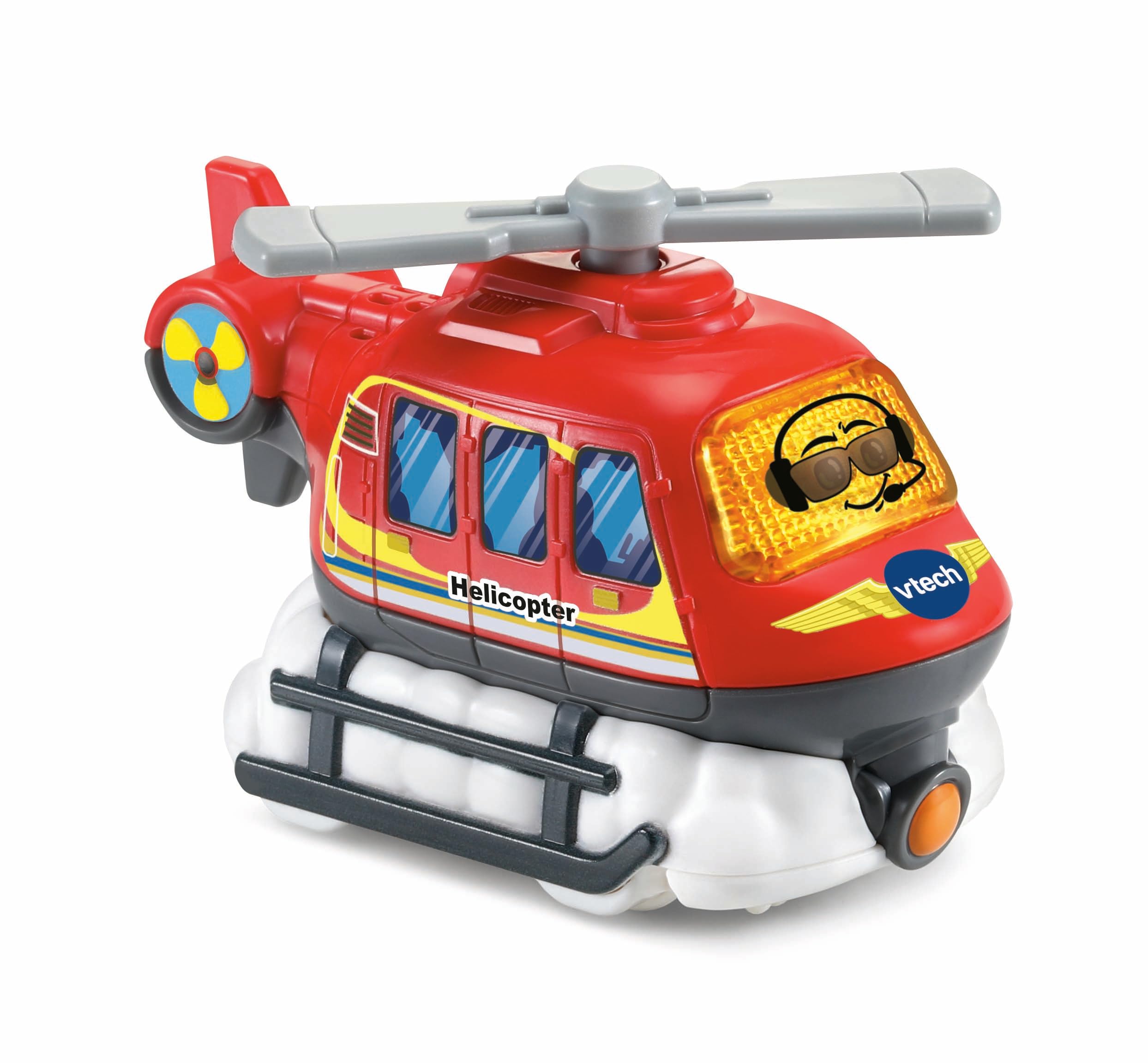 VTech Toot-Toot Drivers Helicopter - Interactive Musical Vehicle with Lights & Sounds for Toddlers 1