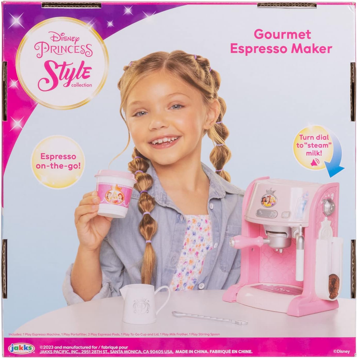 Disney Princess Style Collection Play Gourmet Espresso Maker 10