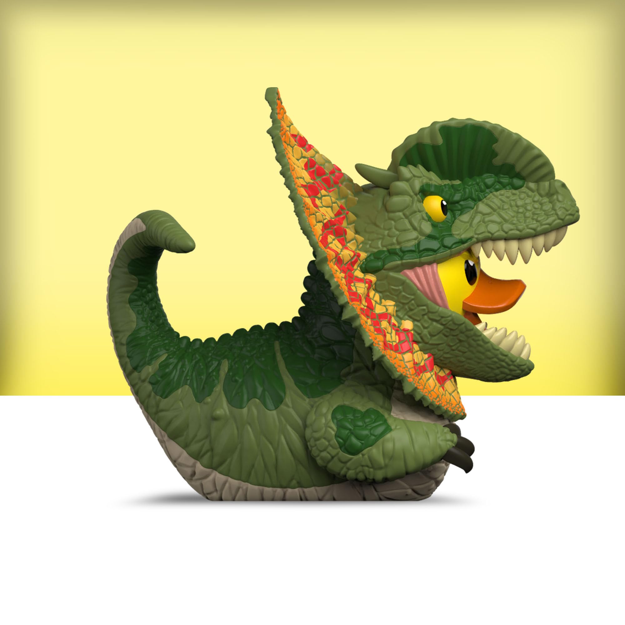 TUBBZ Mini Jurassic World Rebirth - Dilophosaurus Vinyl Duck Figure 5