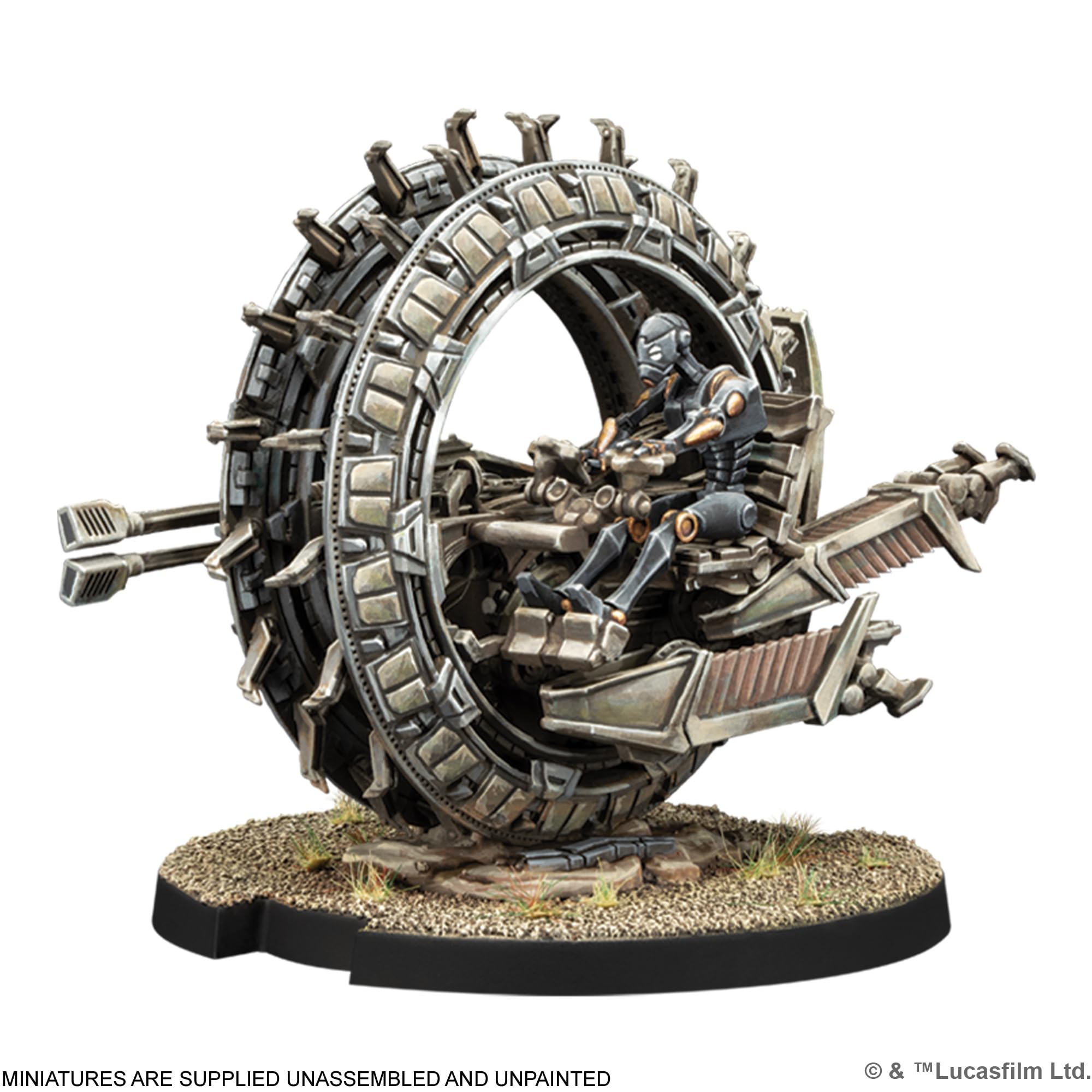 Asmodee Star Wars: Legion TSMEU-6 Personal Wheel Bike Expansion | Separatist Alliance Miniatures Game 2