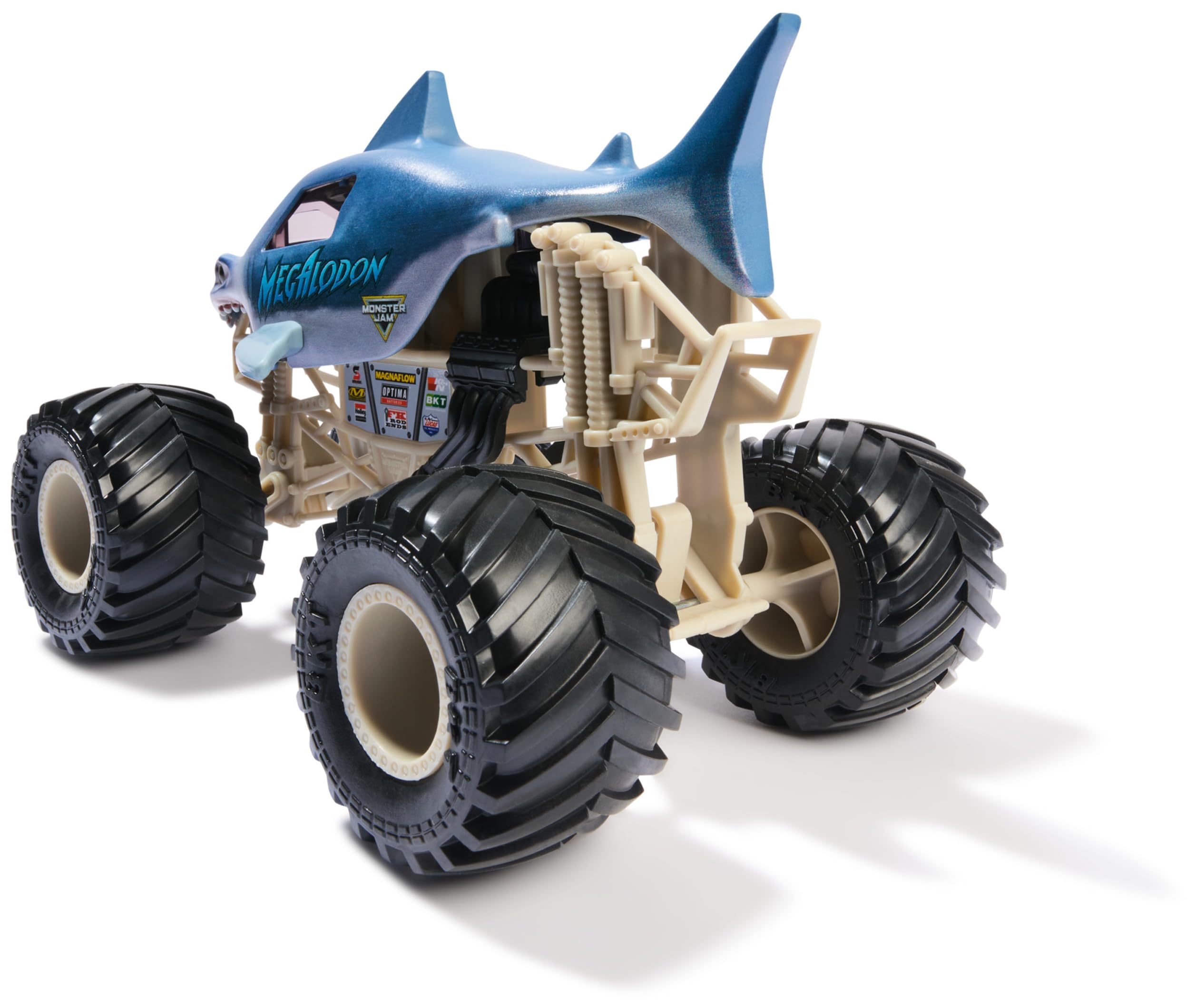 Monster Jam Megalodon Monster Truck - 1:24 Scale Die-Cast Vehicle for Kids 3