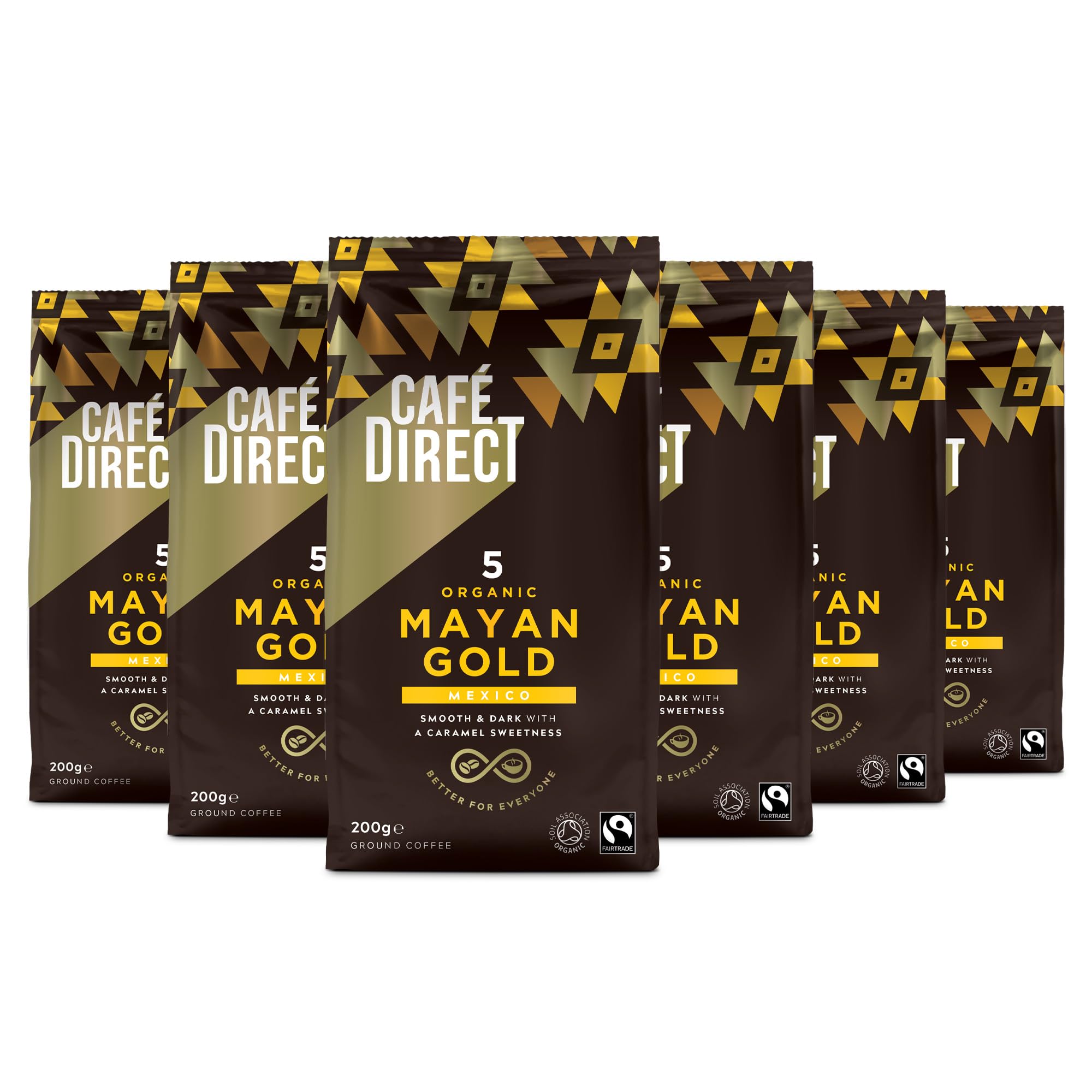 Cafédirect Mayan Gold Mexico Organic Fairtrade Ground Arabica Coffee 227g 7