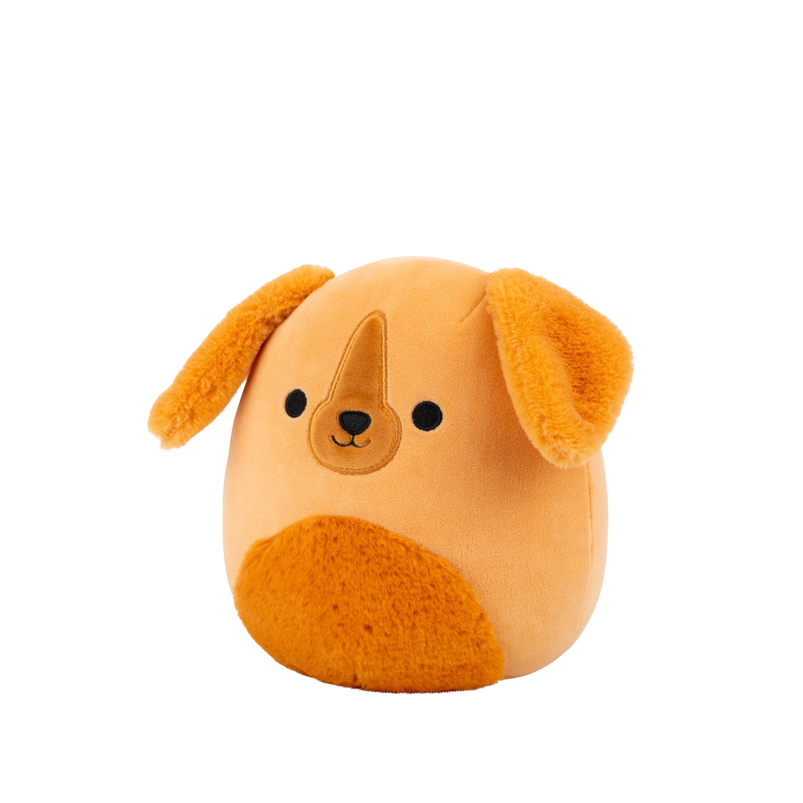 Squishmallows Original 7.5-Inch Finley the Brown Irish Setter - Soft Plush Toy for Kids 3+ 4