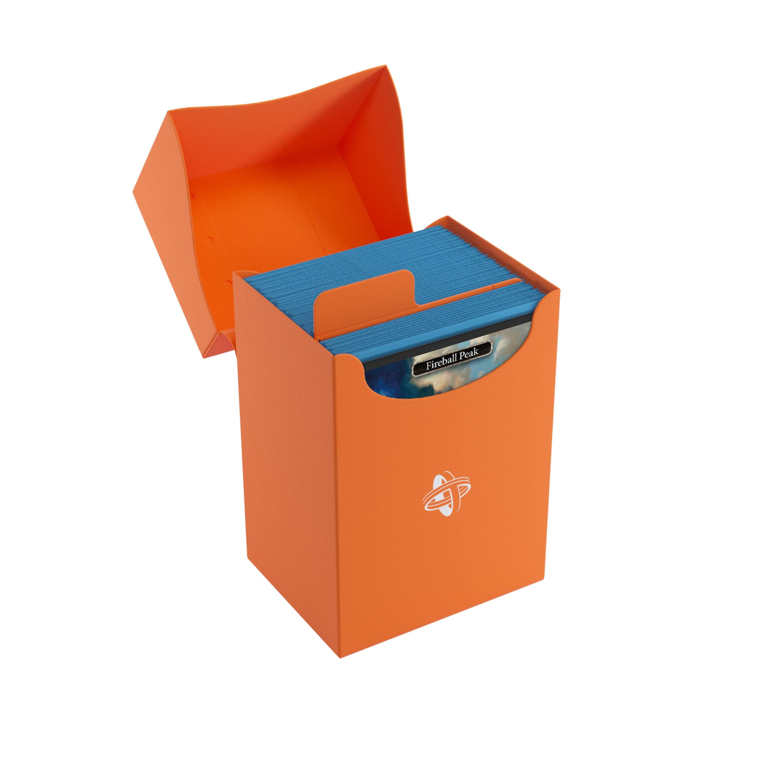 Gamegenic 80-Karten-Deckhalter – Orangefarbene TCG-Aufbewahrung für Magic, Pokémon, Yu-Gi-Oh! 4