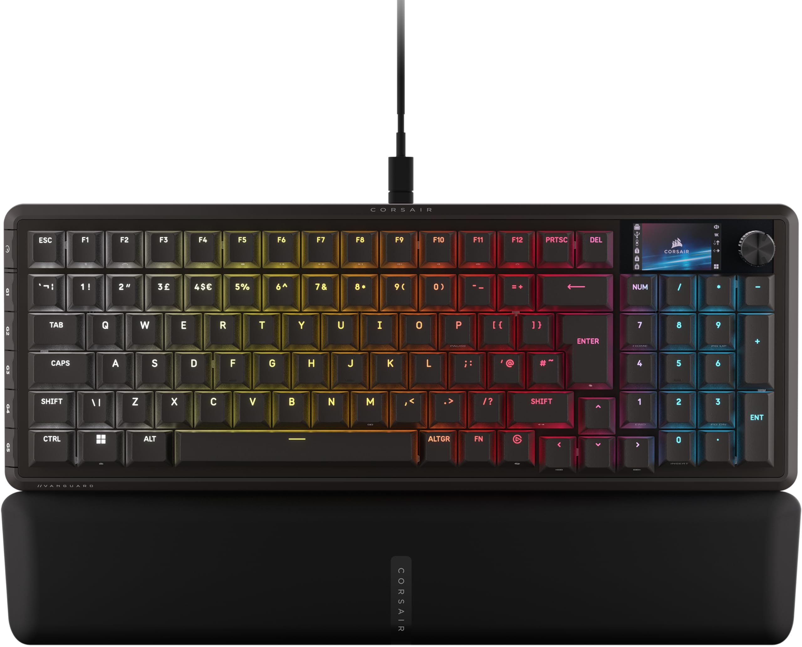 Corsair VANGUARD PRO 96 Wired Hall Effect Magnetic Mechanical Gaming Keyboard | 96% Layout | RGB 1