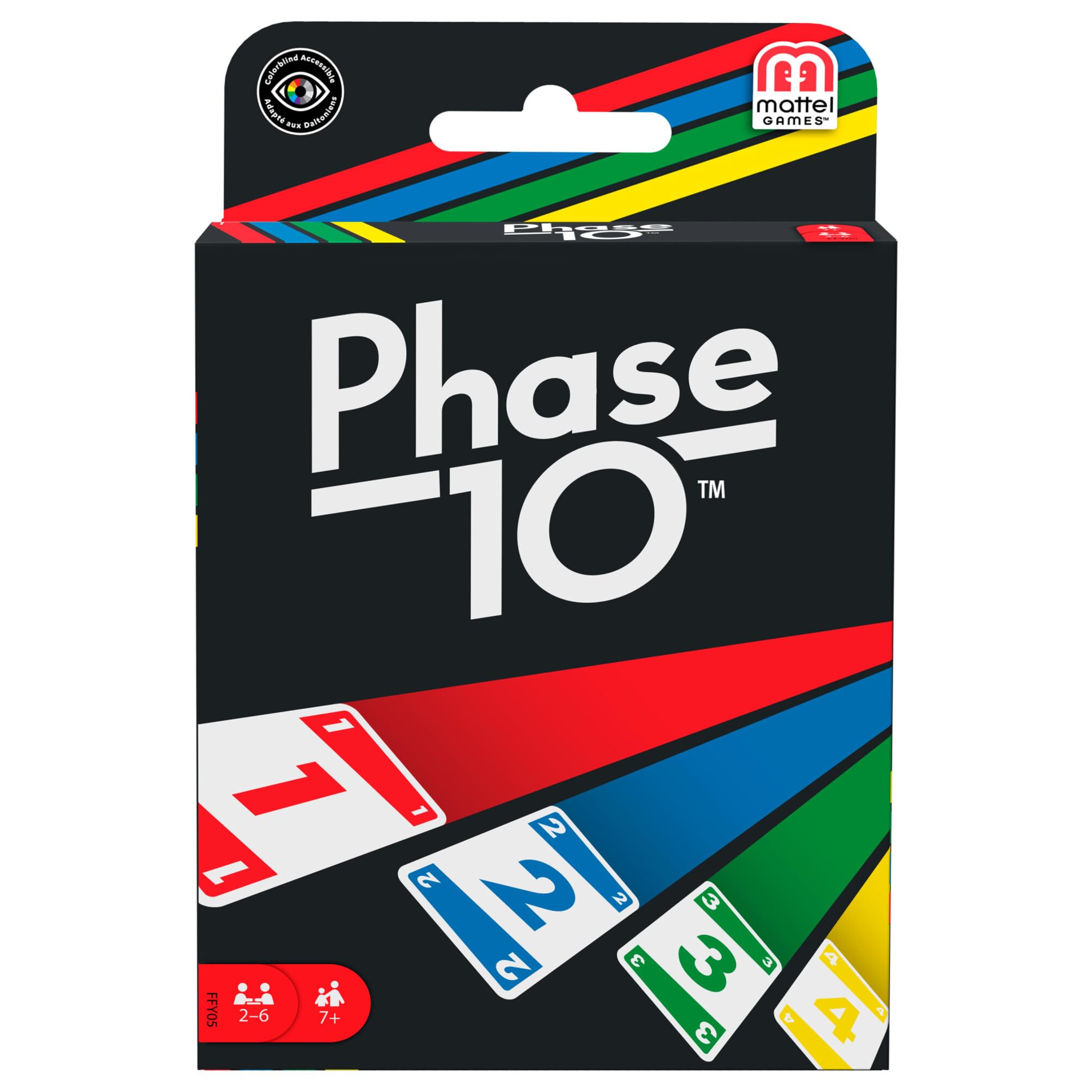 Mattel Games Phase 10 Card Game, Rummy-Style Sequences Game with 108 Cards, Model FFY05 1