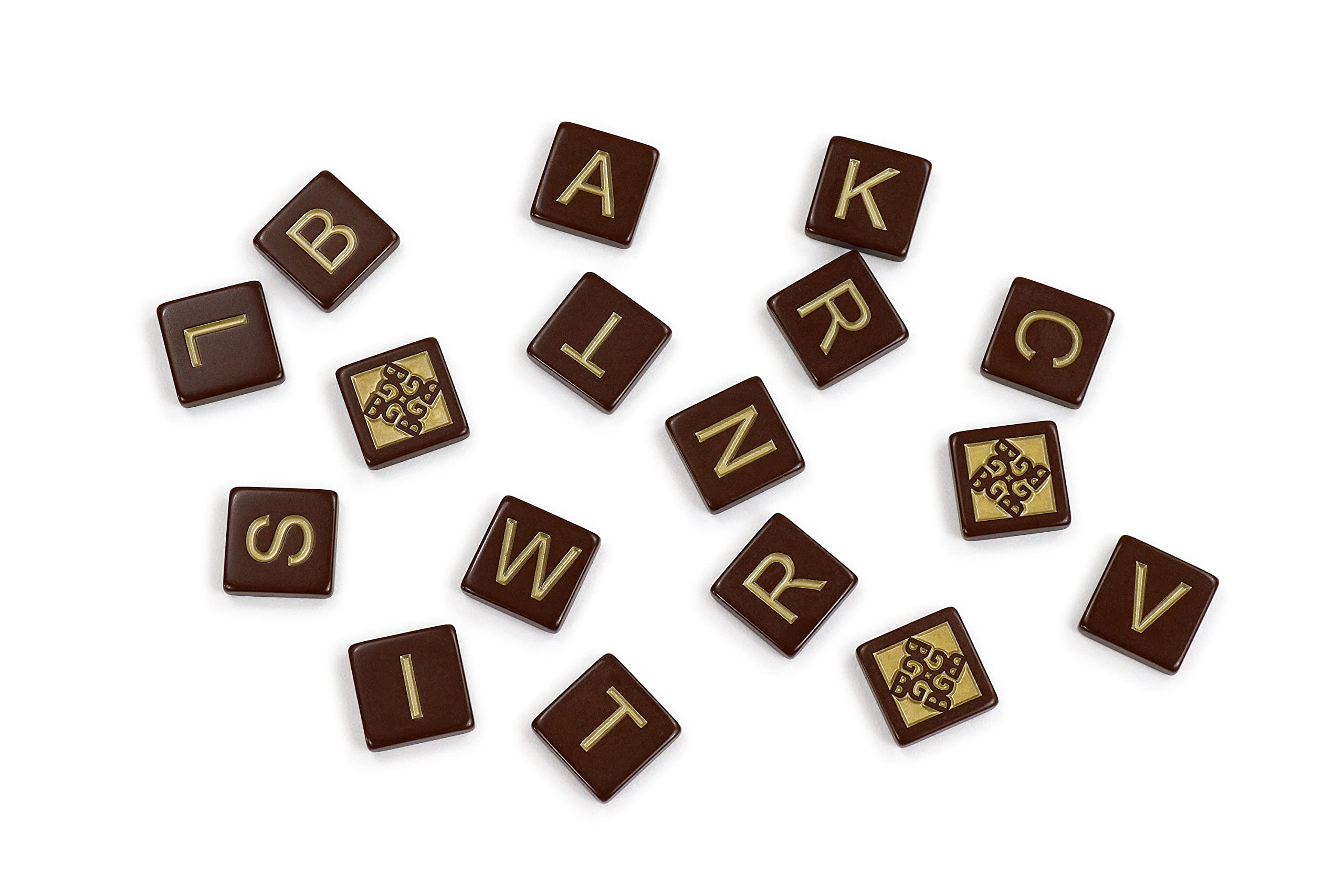 BANANAGRAMS Signature Edition Word Game - 144 Tiles, 10 Luxe Tiles, Premium Fabric Pouch - 1-8 Players 4