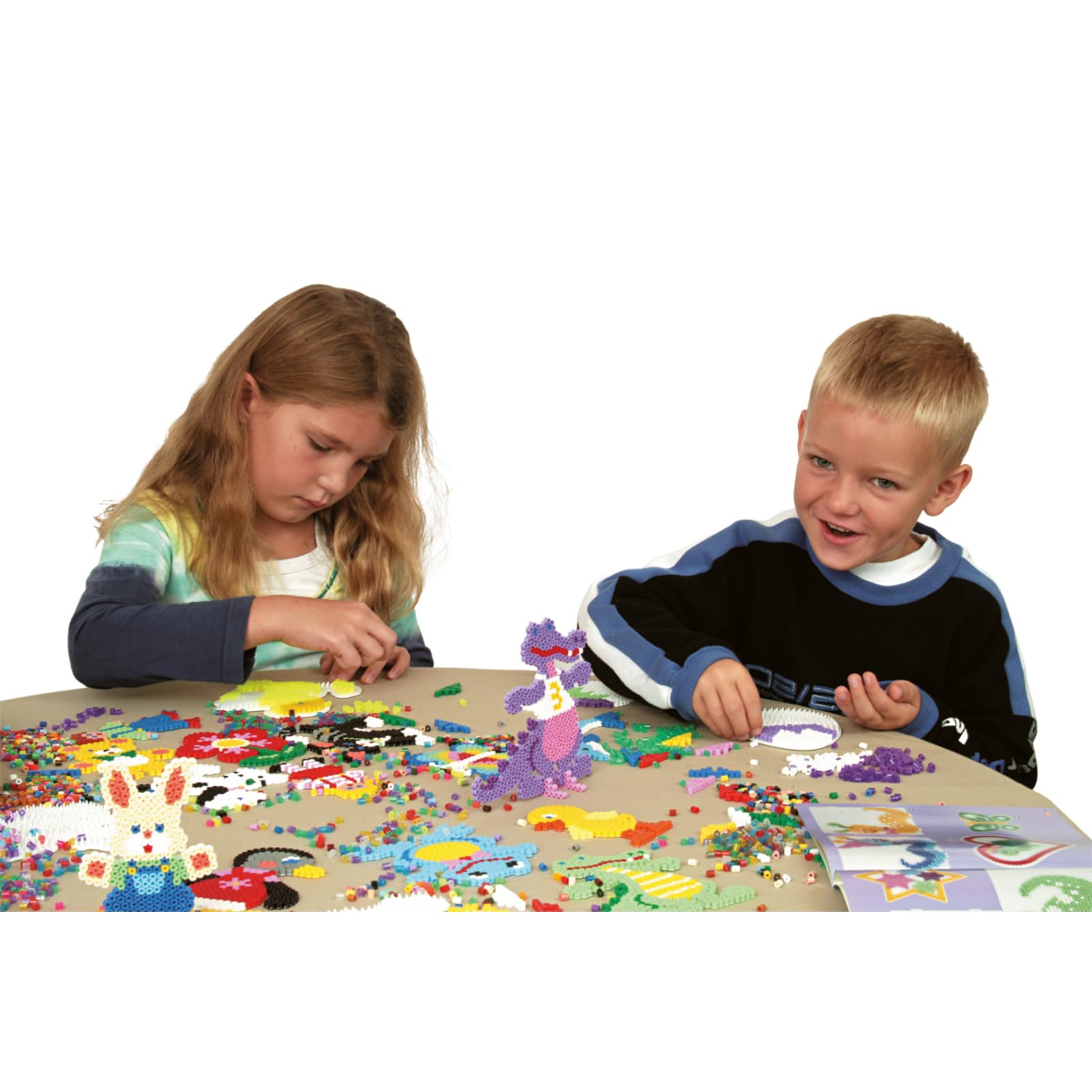 Hama Gabby's Dollhouse 2000 Fuse Beads Craft Kit with Pegboard 12