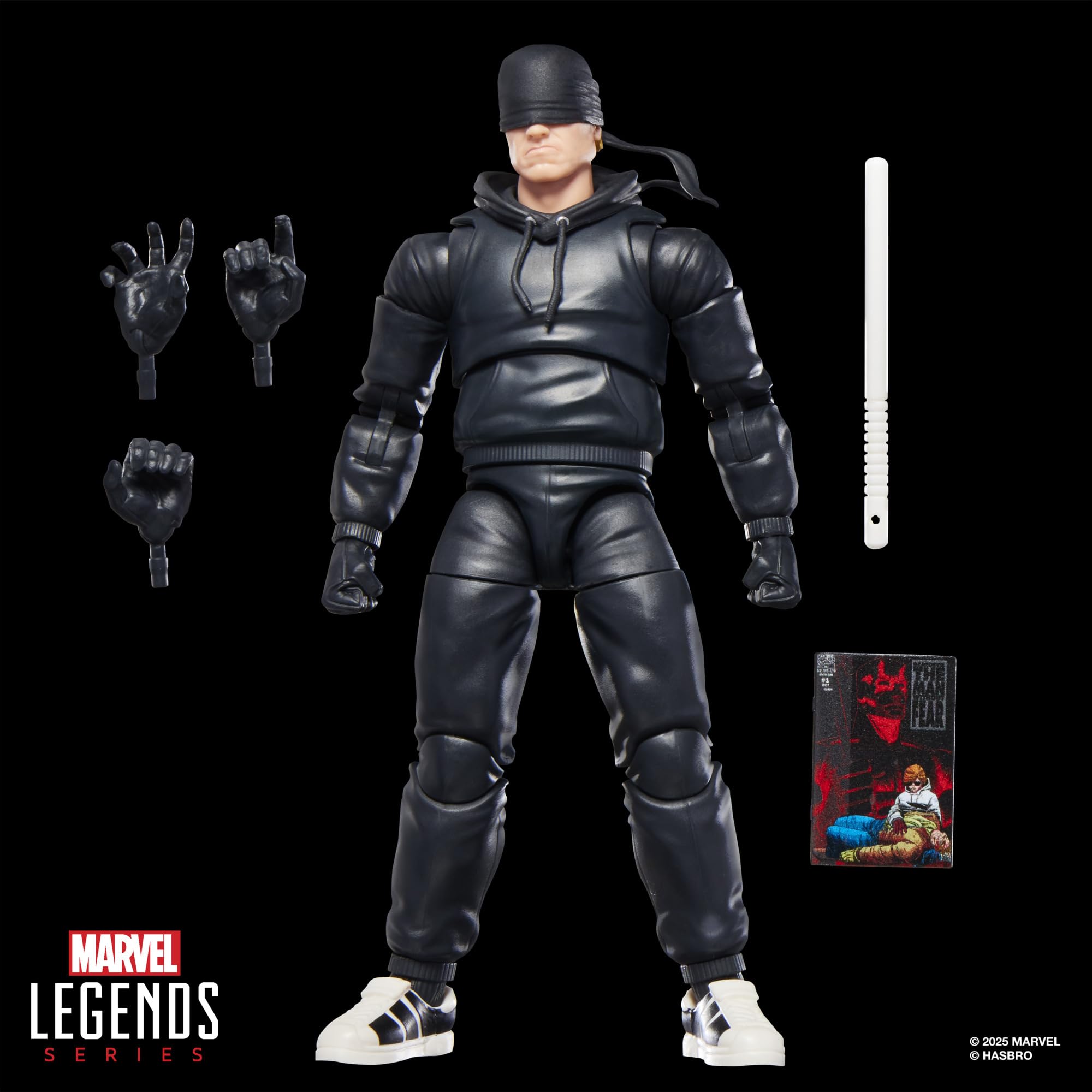 Marvel Legends Series Daredevil Action Figure - 6-Inch Collectible with Comic Accessories 11