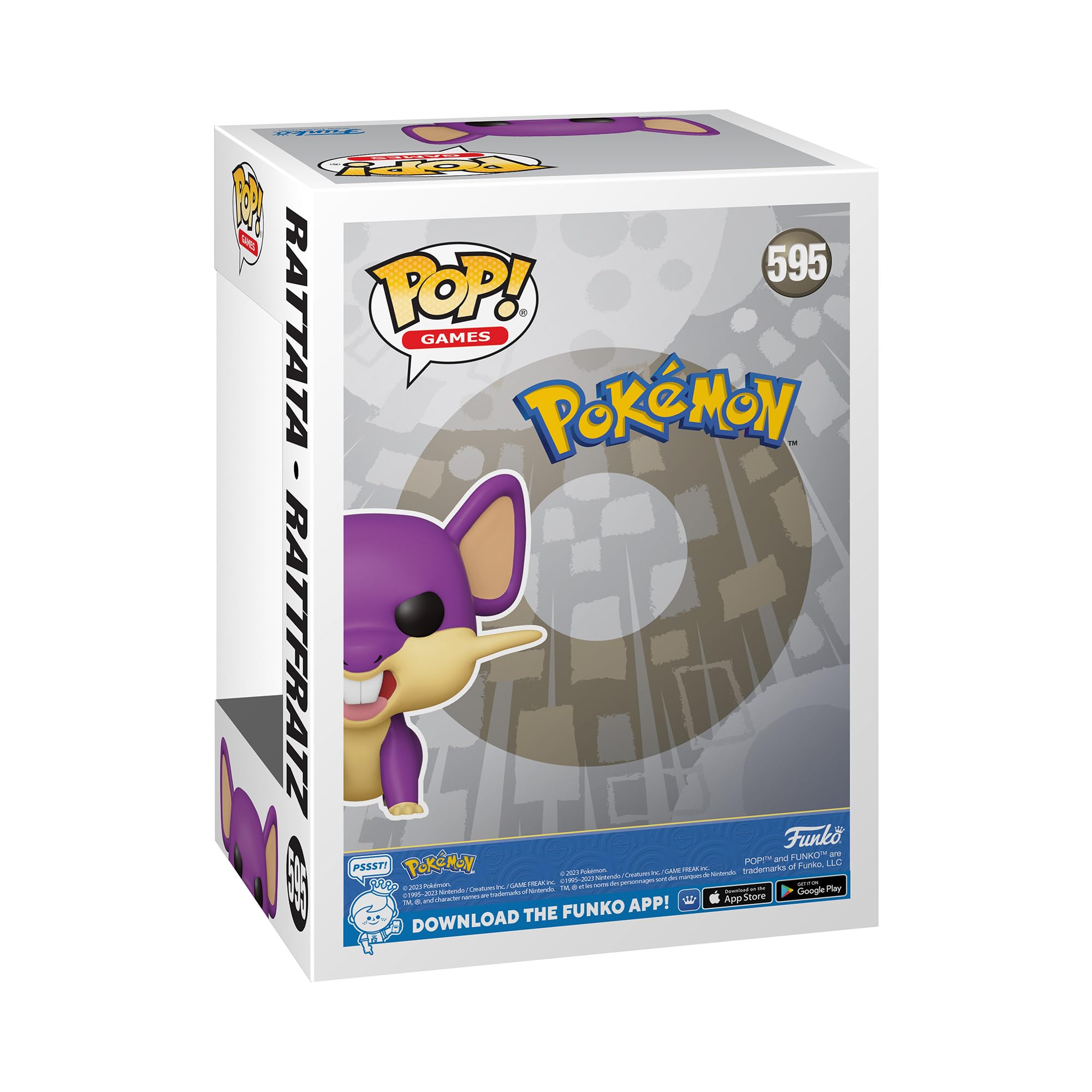 Funko Pop! Games: Pokémon - Rattata Vinyl Figure (74632) 4