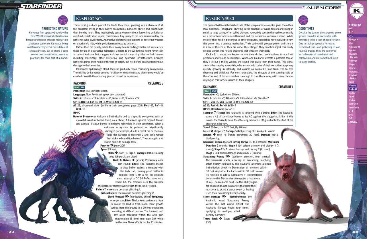 Paizo Starfinder Alien Core Rulebook | Pocket Edition | Budget Edition | English 5