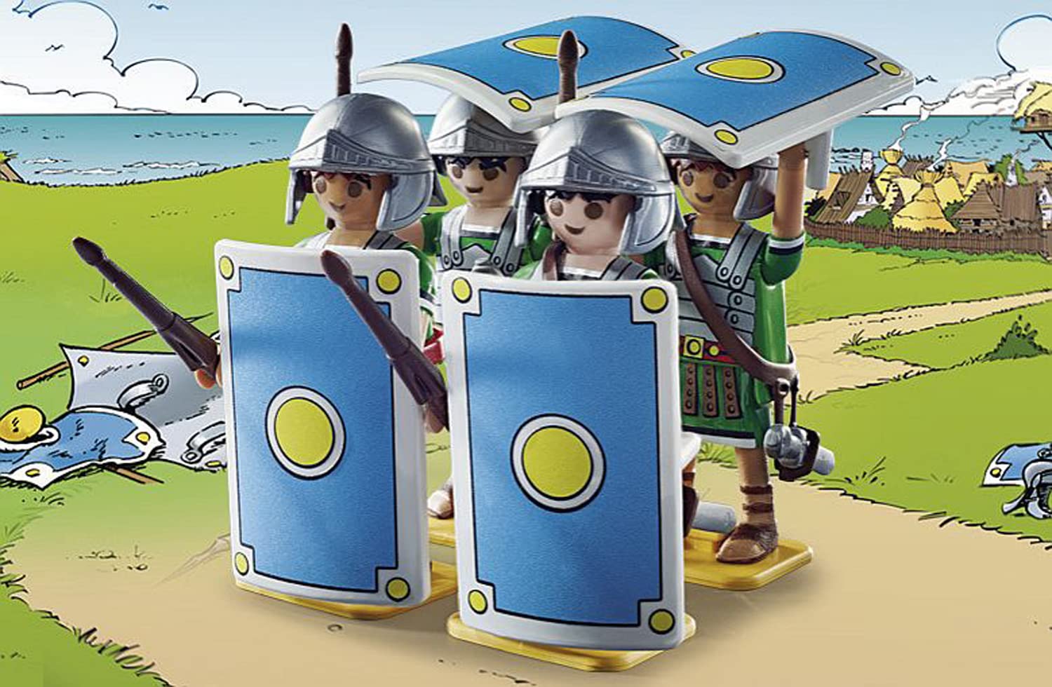 PLAYMOBIL Asterix: Roman Troop 70934 - 27-Piece Playset with Roman Soldiers and Accessories 3