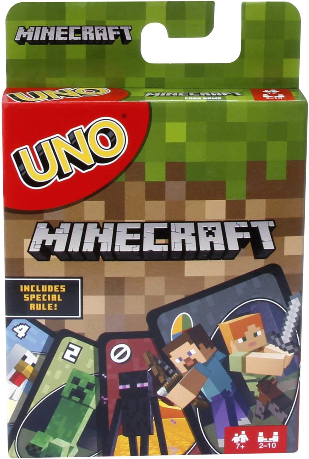 Mattel UNO Minecraft Card Game, Multi-Colour 1