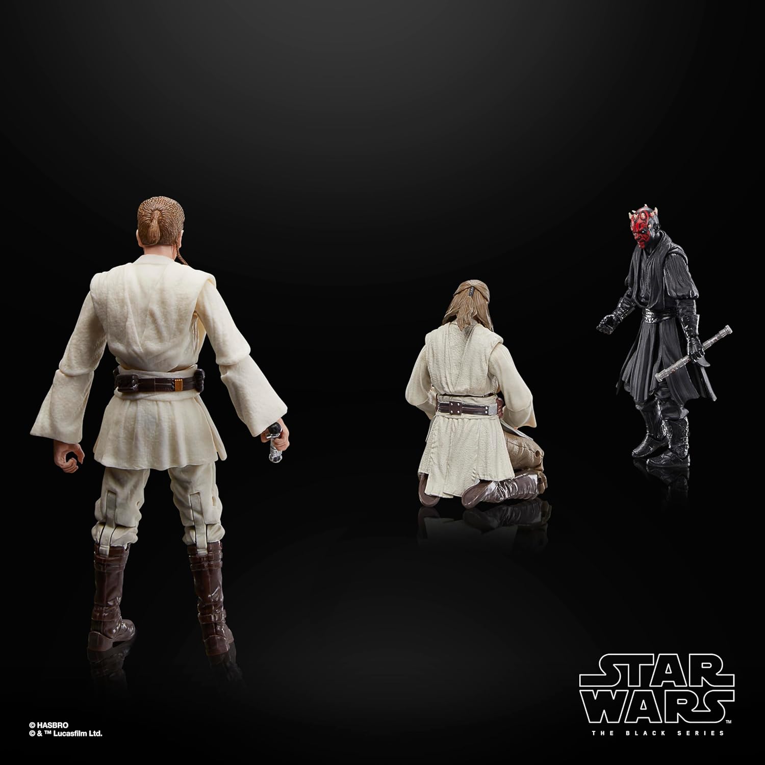 Star Wars The Black Series Qui-Gon Jinn, Darth Maul & Obi-Wan Kenobi 6-Inch Action Figure 3-Pack 5