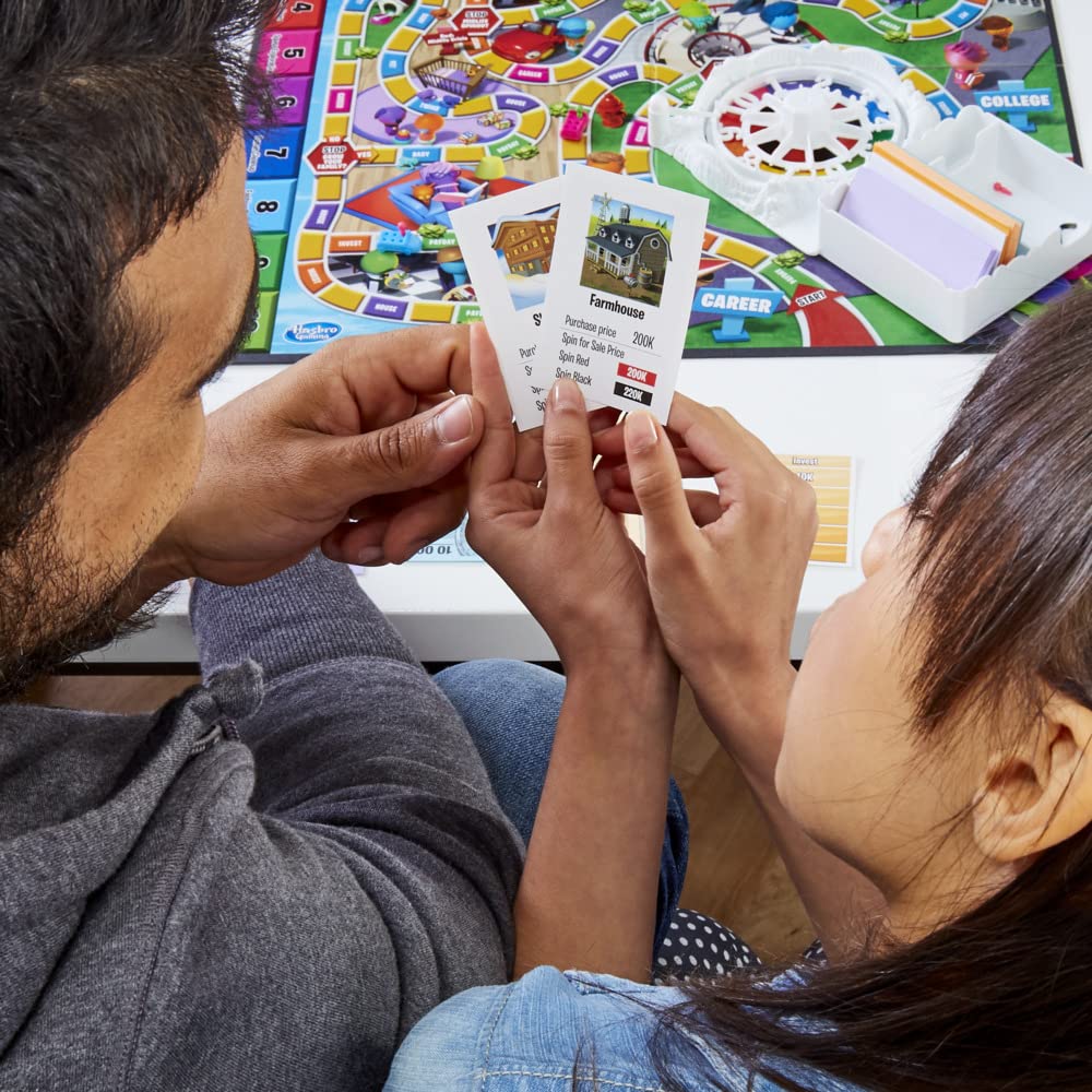 Hasbro Gaming The Game of Life Family Board Game for 2-4 Players Ages 8+ 8