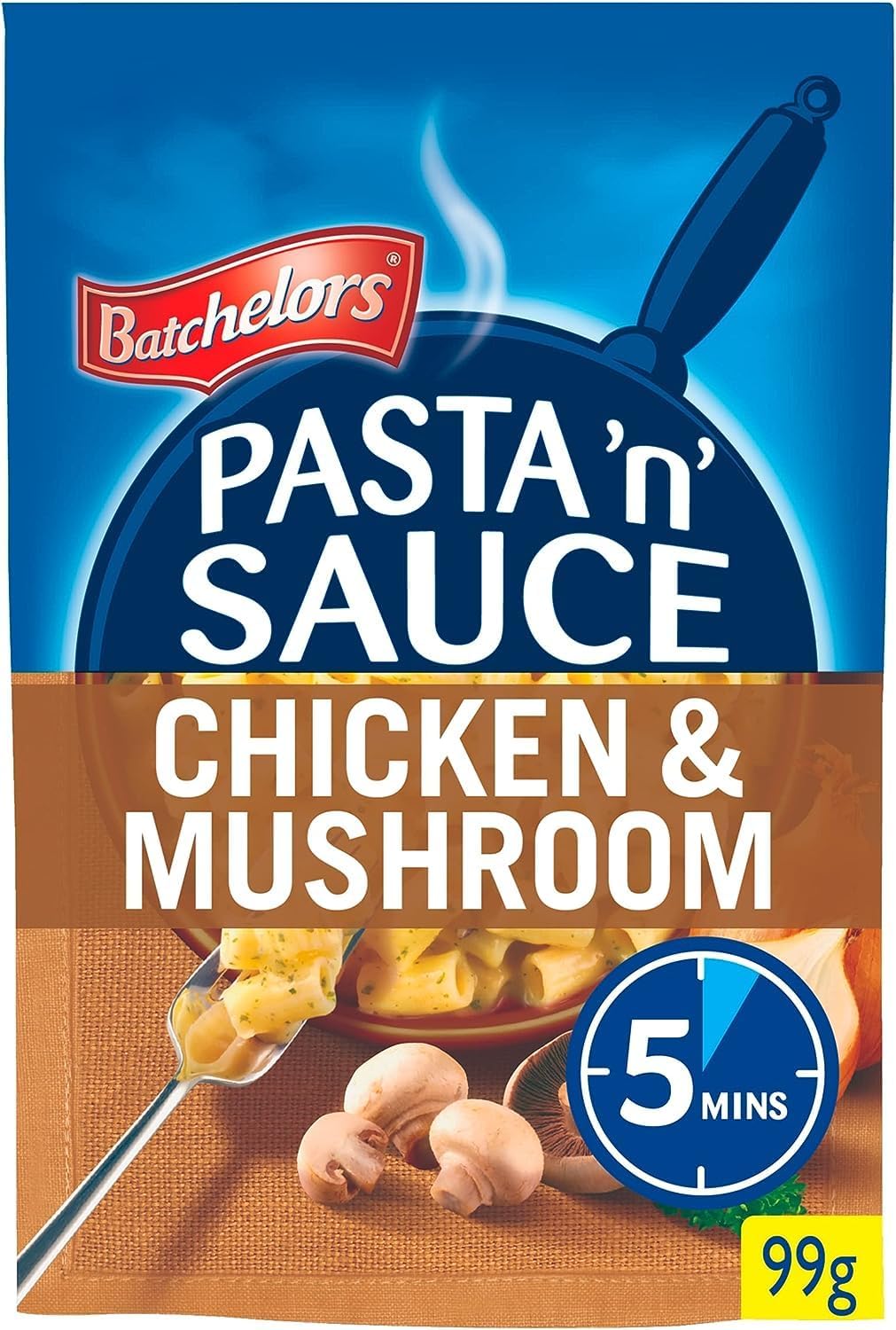 Batchelors Pasta 'n' Sauce Chicken & Mushroom Flavour Instant Pasta Meal, 99g 1