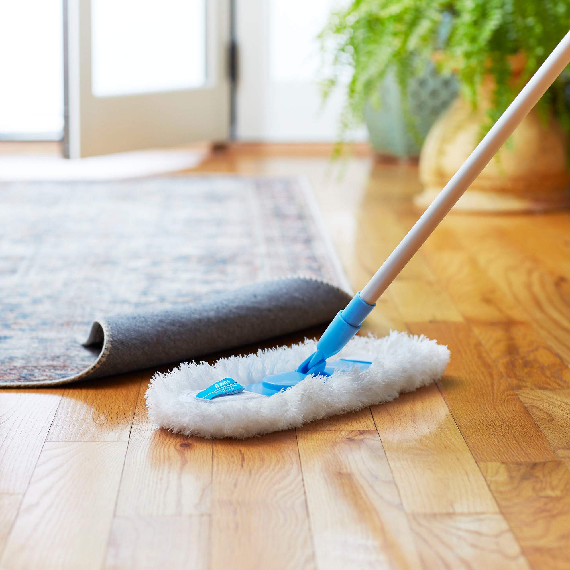 E-Cloth Flexi-Edge Floor & Wall Duster Head - Reusable Mop Head for Hard Floors & Surfaces 3