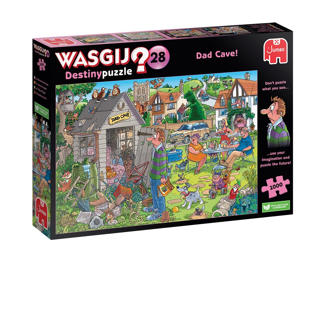 Wasgij Destiny 28: Dad Cave - 1000 Piece Puzzle for Adults 10