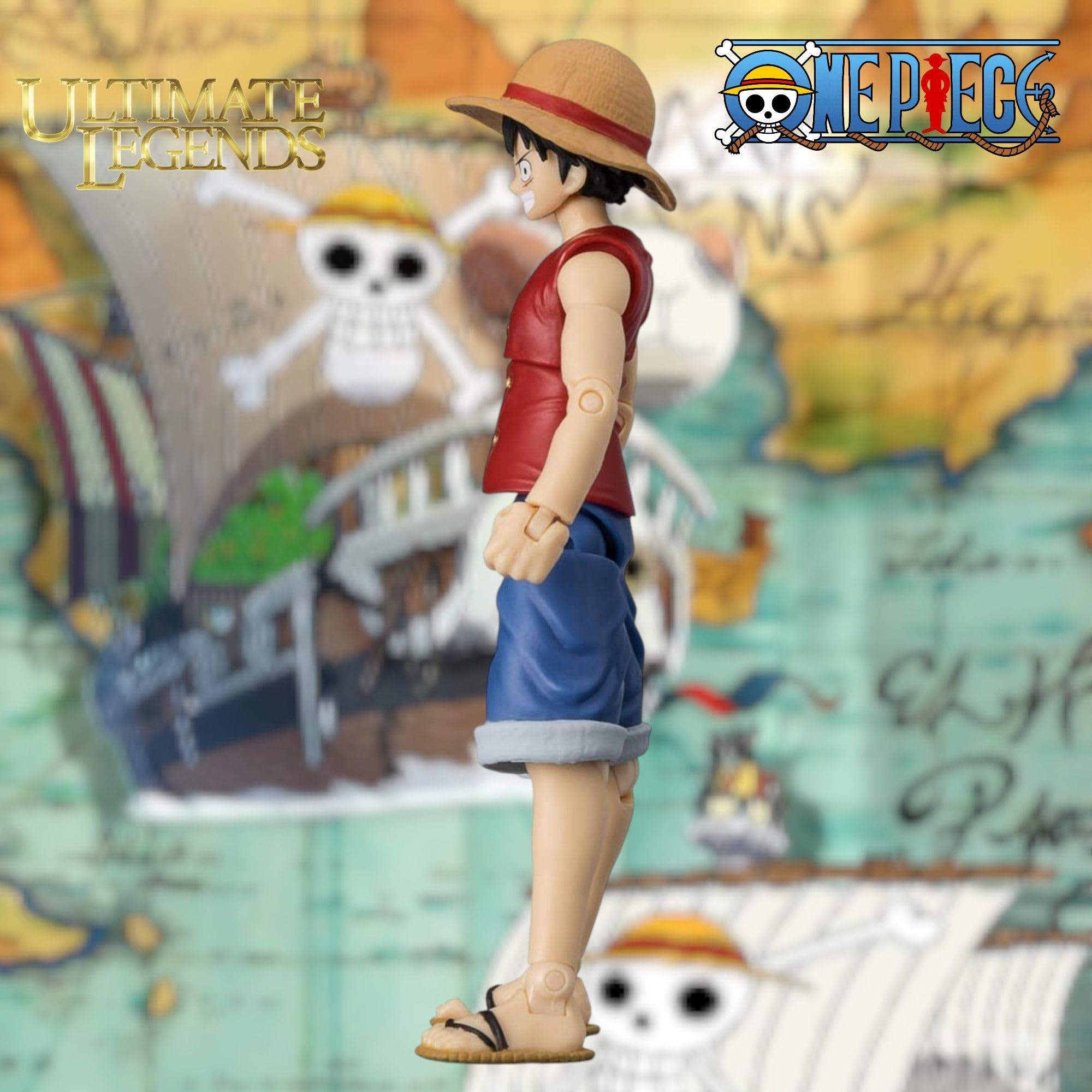 BANDAI Ultimate Legends Luffy Action Figure - 12.5cm Posable Figure with Accessories | Standard Edition 4