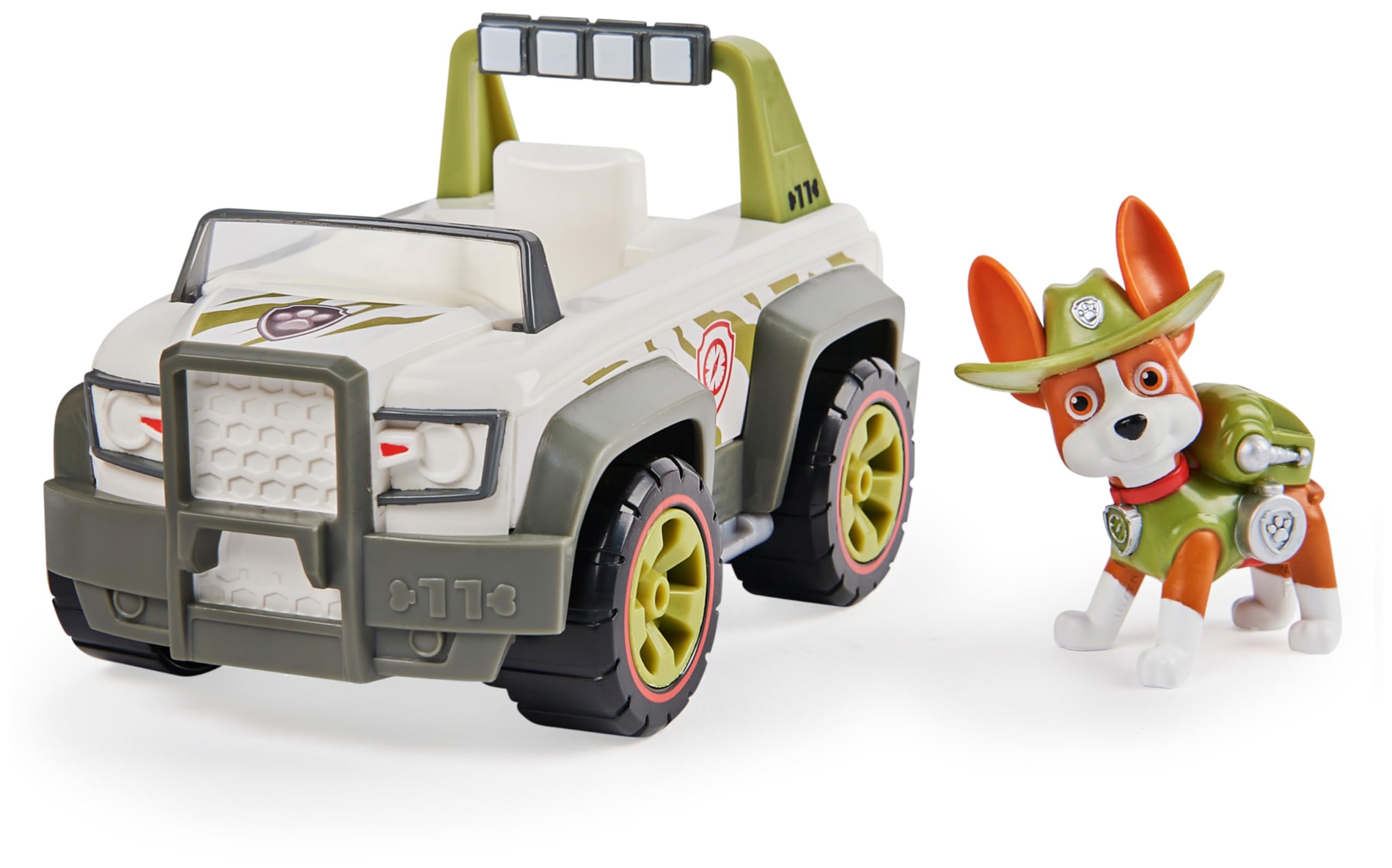 Paw Patrol Tracker's Jungle Cruiser - Toy Vehicle with Collectible Action Figure for Kids 3+ 1