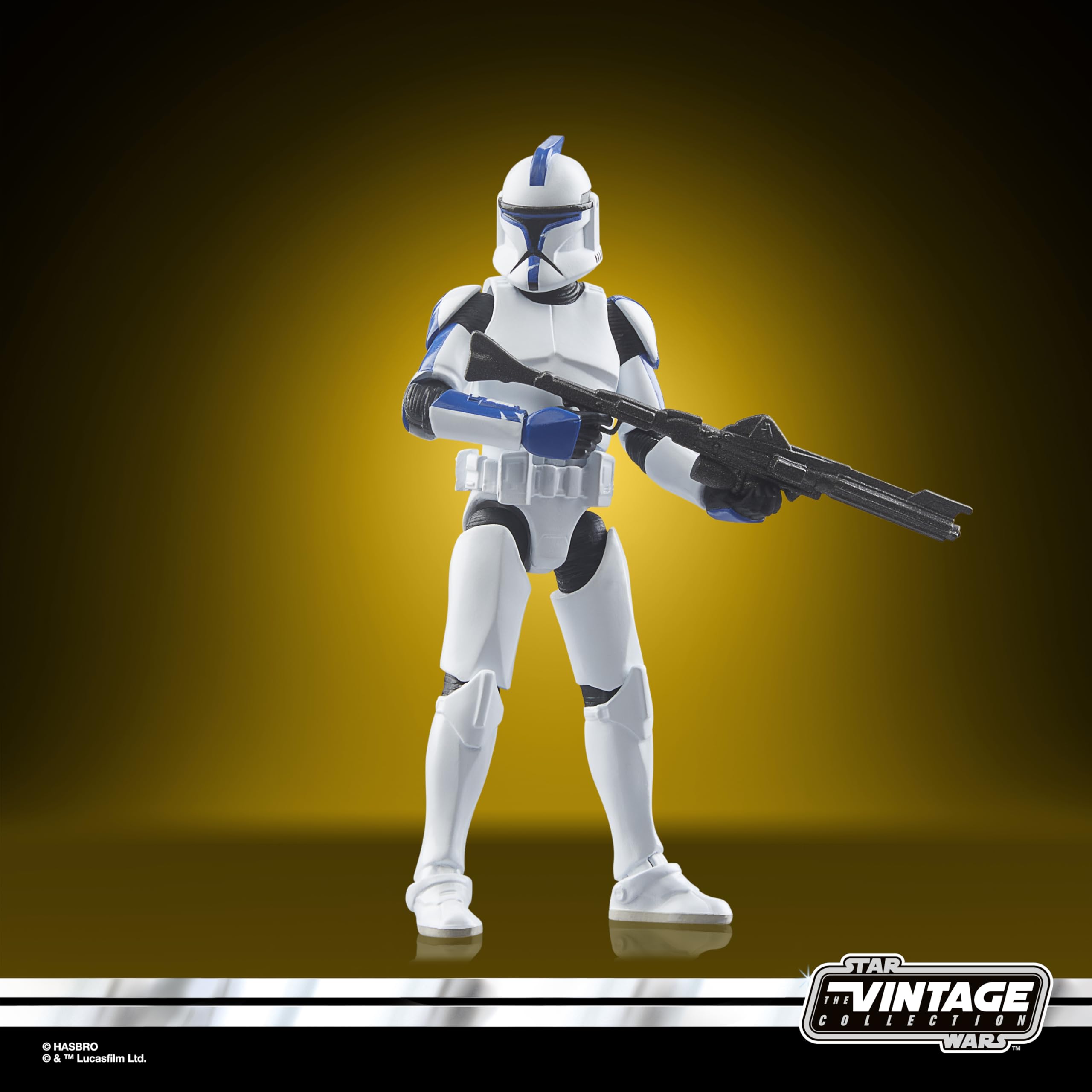Star Wars The Vintage Collection Clone Trooper Lieutenant (Teth) 3.75-inch Action Figure - Ages 4+ 5
